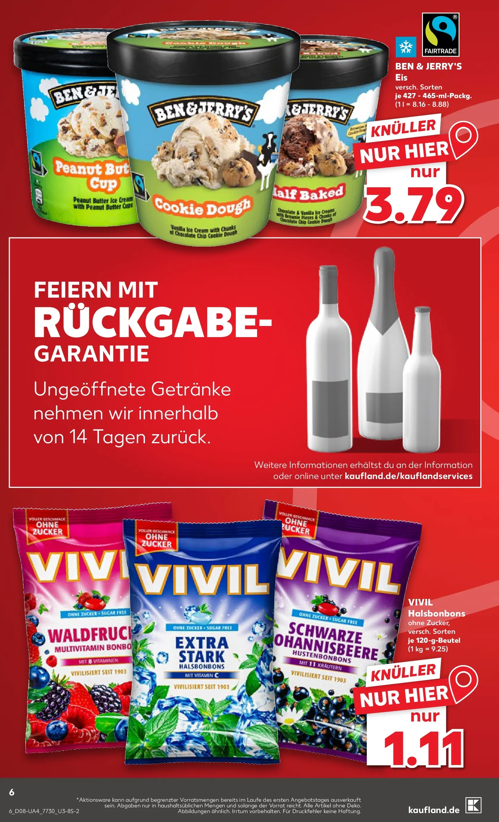 Prospekt Kaufland ab 19.02.2026 » Angebote Online zum Blättern | Seite: 14 | Produkte: Butter, Ben & Jerry's, Zucker, Eis