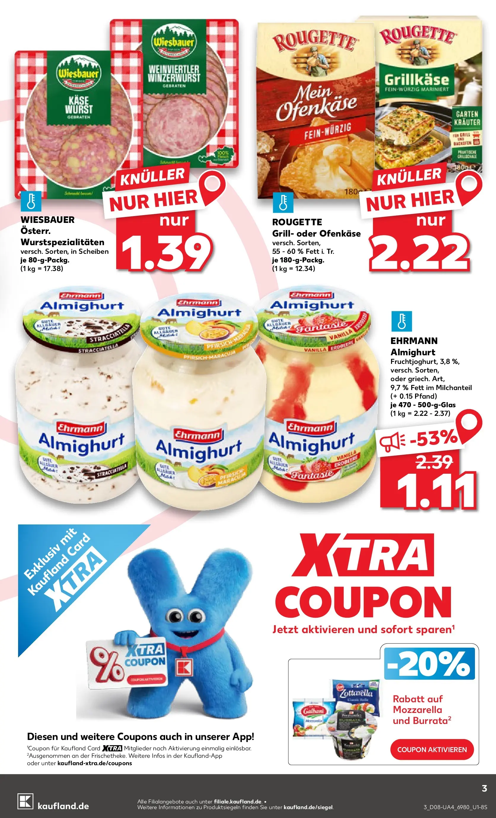 Prospekt Kaufland ab 18.02.2026 » Angebote und Werbung Online | Seite: 11 | Produkte: Grill, Ehrmann almighurt, Burrata, Wurst Prospekt Kaufland ab 18.02.2026 » Angebote Online zum Blättern | Seite: 11 | Produkte: Grill, Ehrmann almighurt, Burrata, Wurst