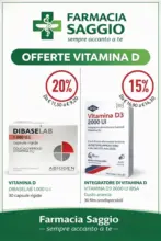 Farmacia Saggio Offerte Vitamina D - al 22.02.2026