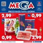 Supermercati Mega Prezzi bassi tutti i giorni - al 25.02.2026