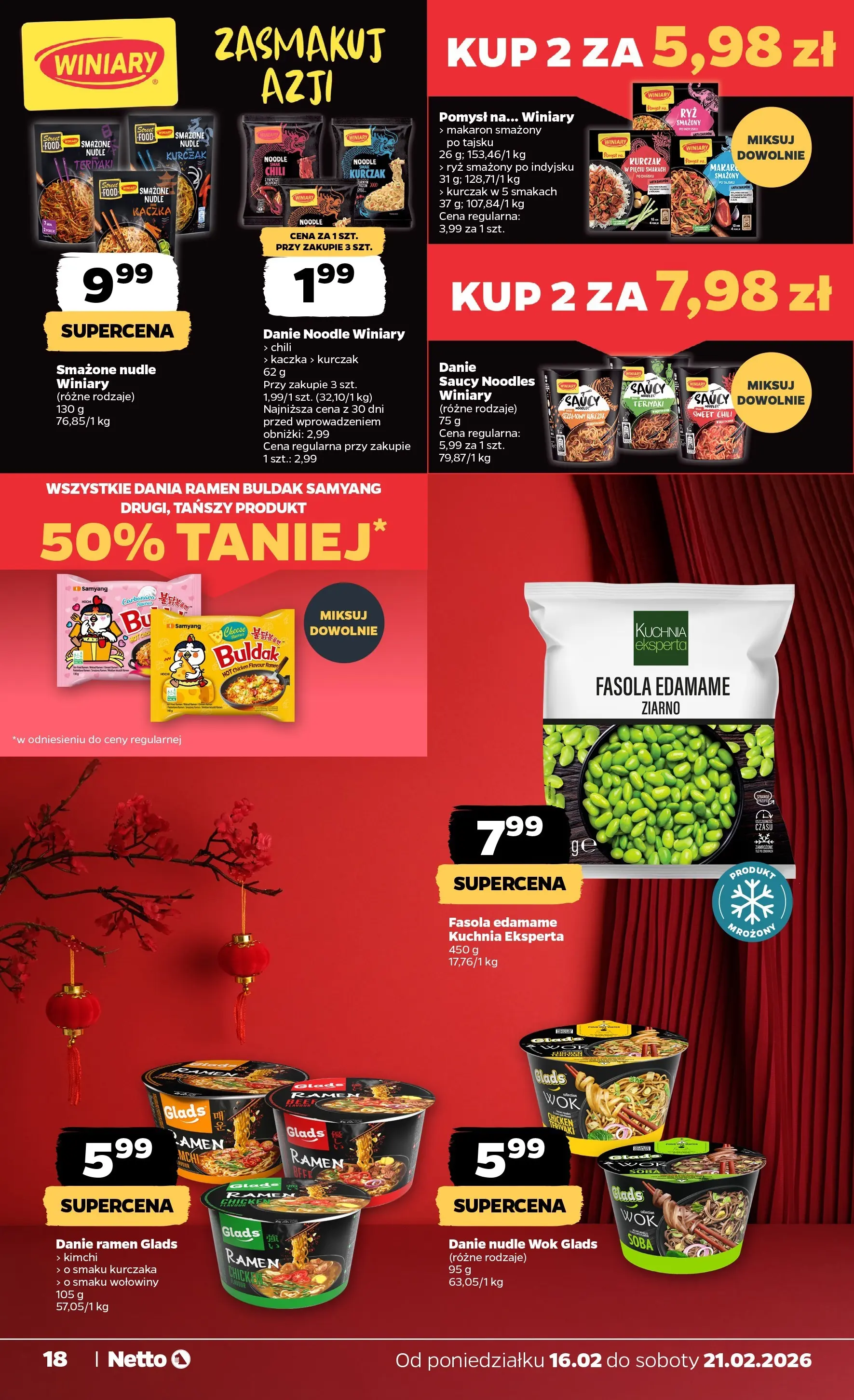 Netto - NETTO T08A ważne do 21.02.2026 od 15.02.2026 - Aktualne promocje | Strona: 18 | Produkty: Chili, Carbonara, Kurczak, Ryż