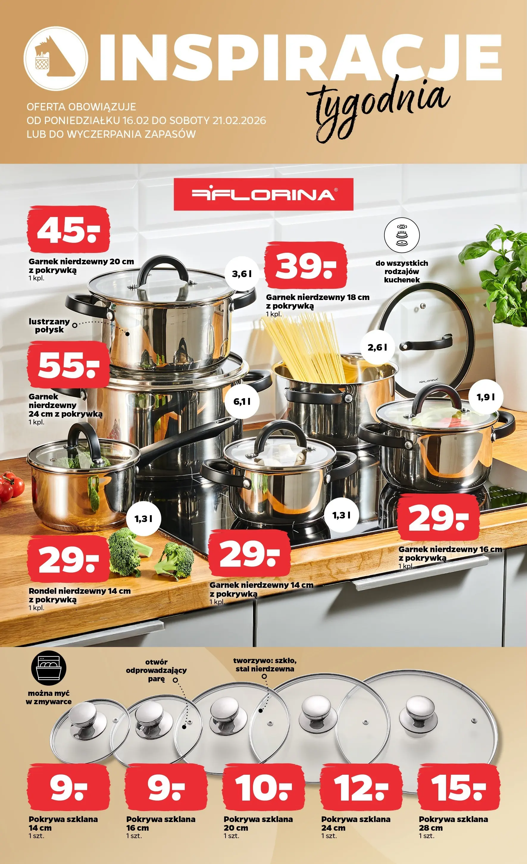 Netto - NETTO T08A ważne do 21.02.2026 od 15.02.2026 - Aktualne promocje | Strona: 35 | Produkty: Garnek