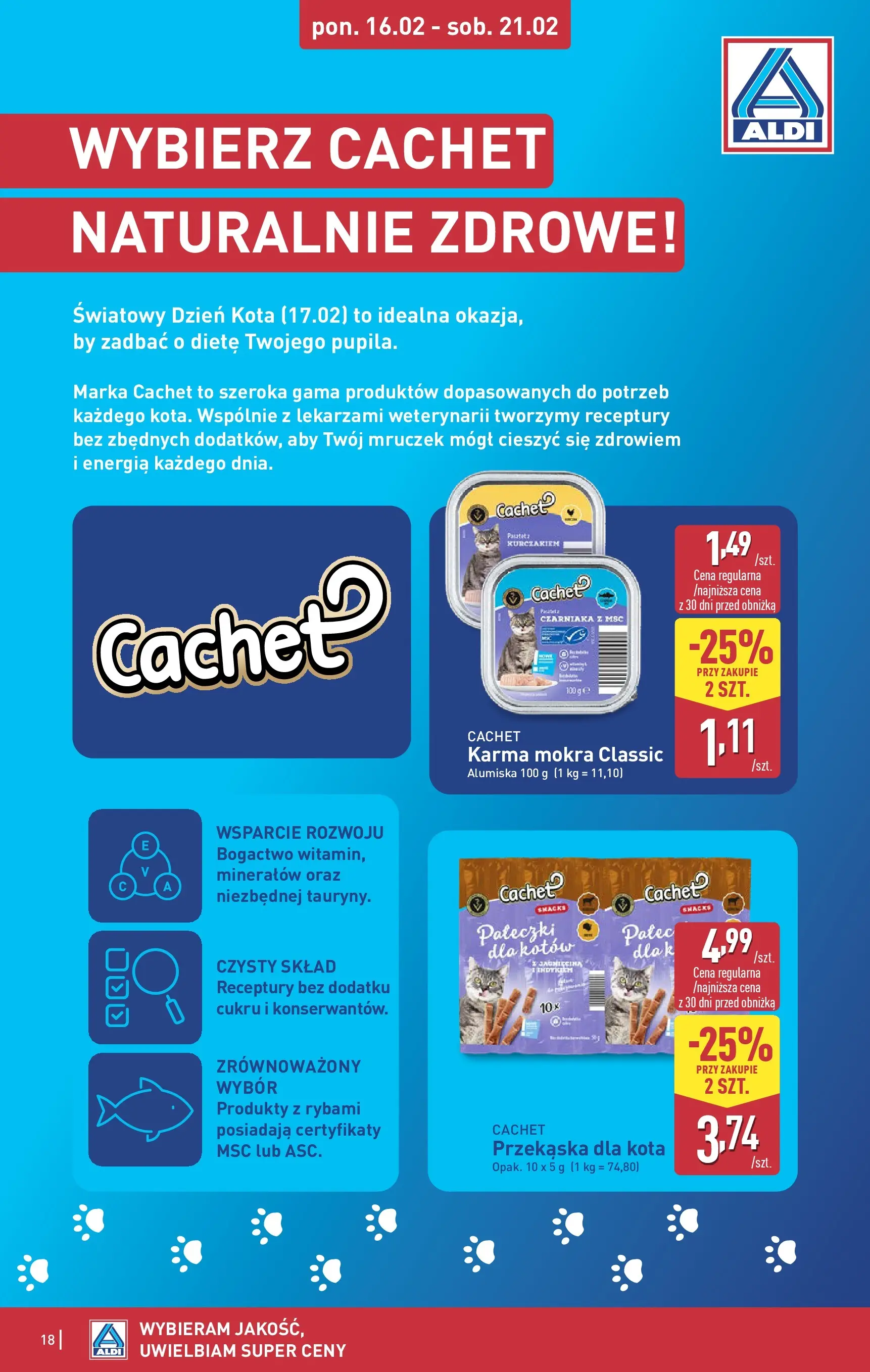 Aldi Gazetka od 16.02.2026 - Ulotka PDF, promocje | Strona: 18 | Produkty: Jagnięcina