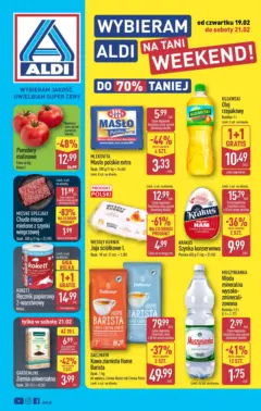 Pogląd oferty "Aldi Gazetka - Okazje na weekend" - ważna od 19.02.2026