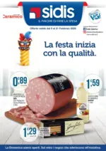 Sidis La festa inizia con la qualit&agrave;. - al 21.02.2026