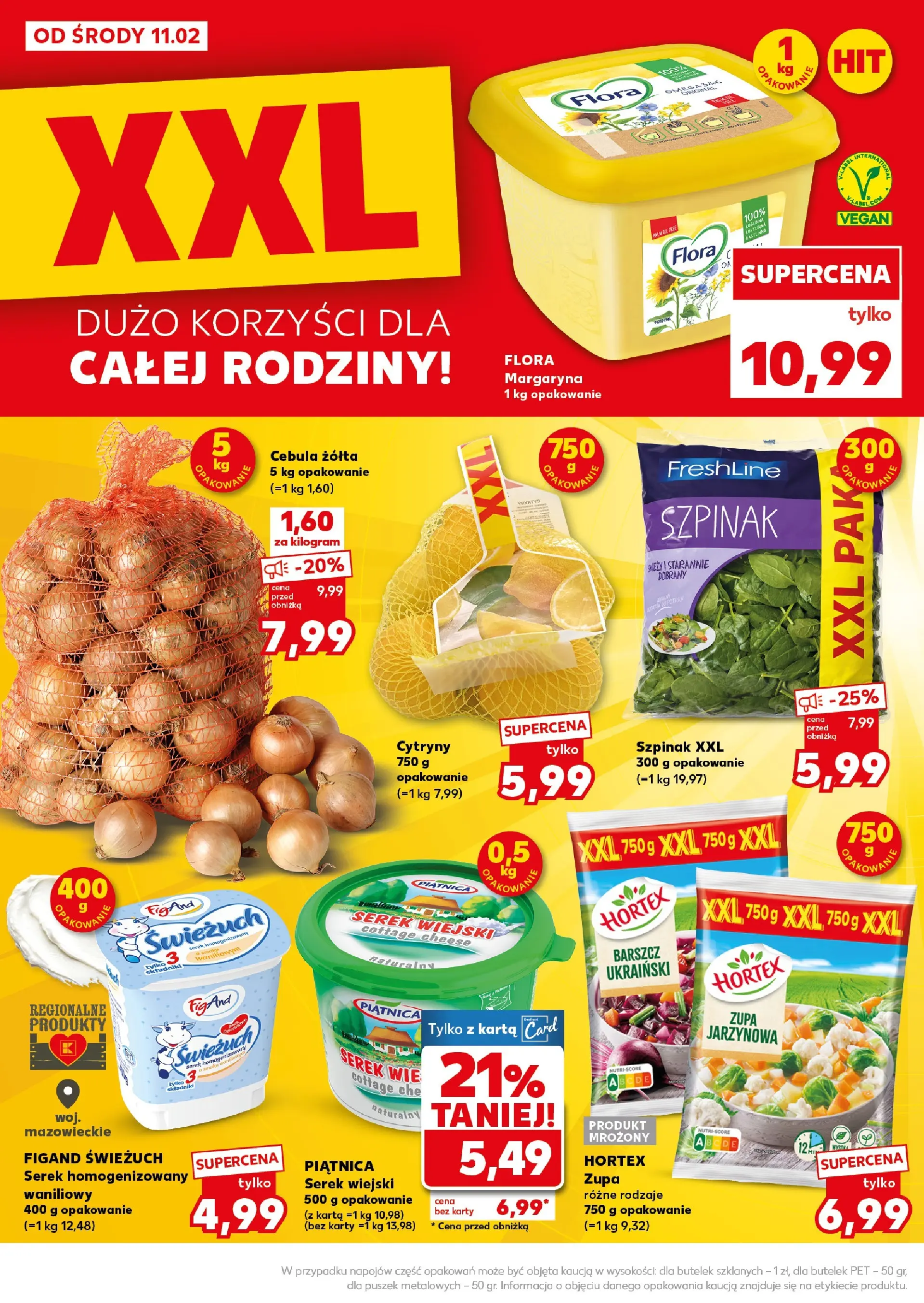 Kaufland gazetka - Super Sobota od 14.02.2026 - od jutra PDF | Strona: 12 | Produkty: Karta, Serek, Zupa jarzynowa, Serek wiejski