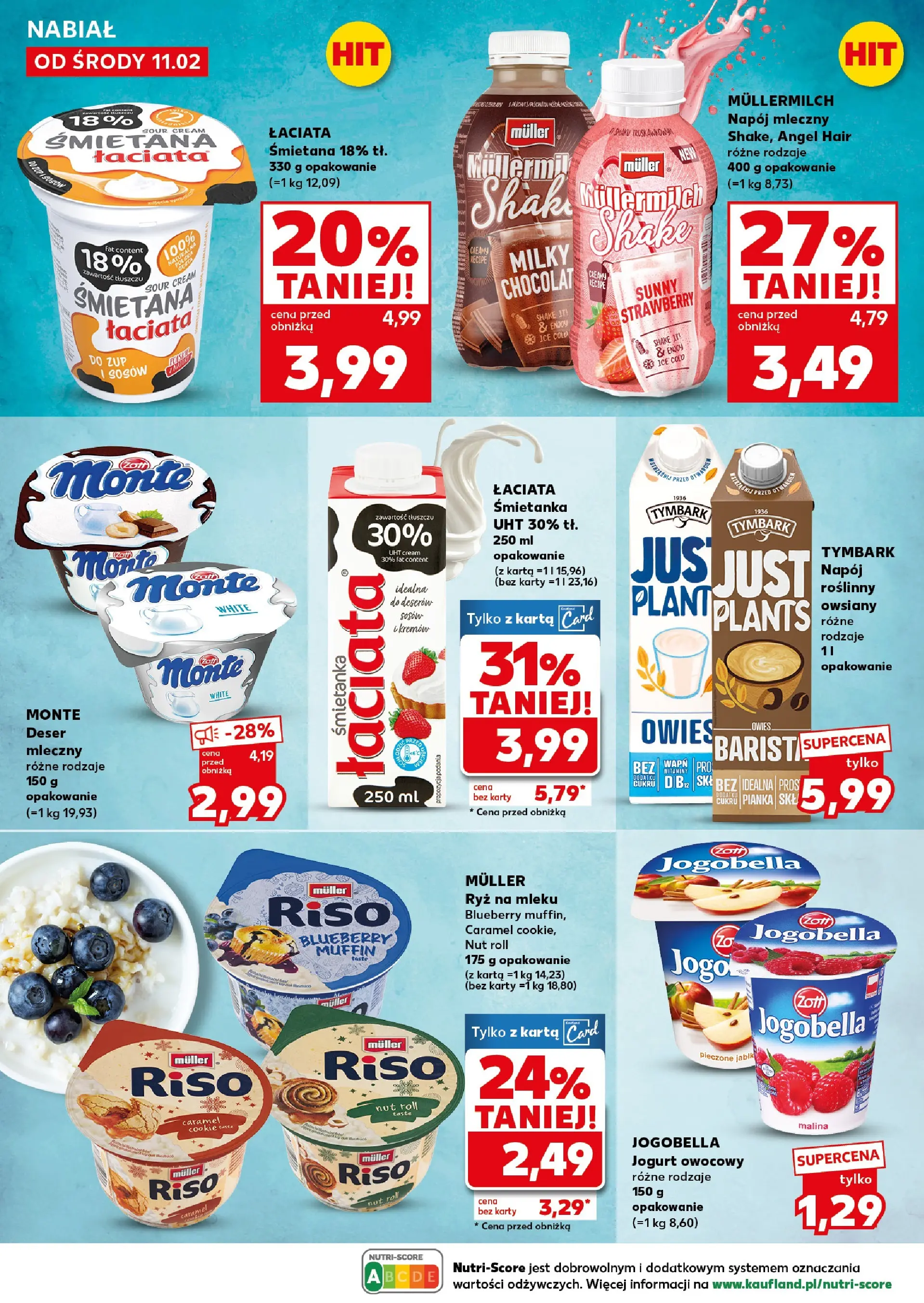 Kaufland gazetka - Super Sobota od 14.02.2026 - od jutra PDF | Strona: 22 | Produkty: Malina, Jogurt owocowy, Jogurt, Śmietana