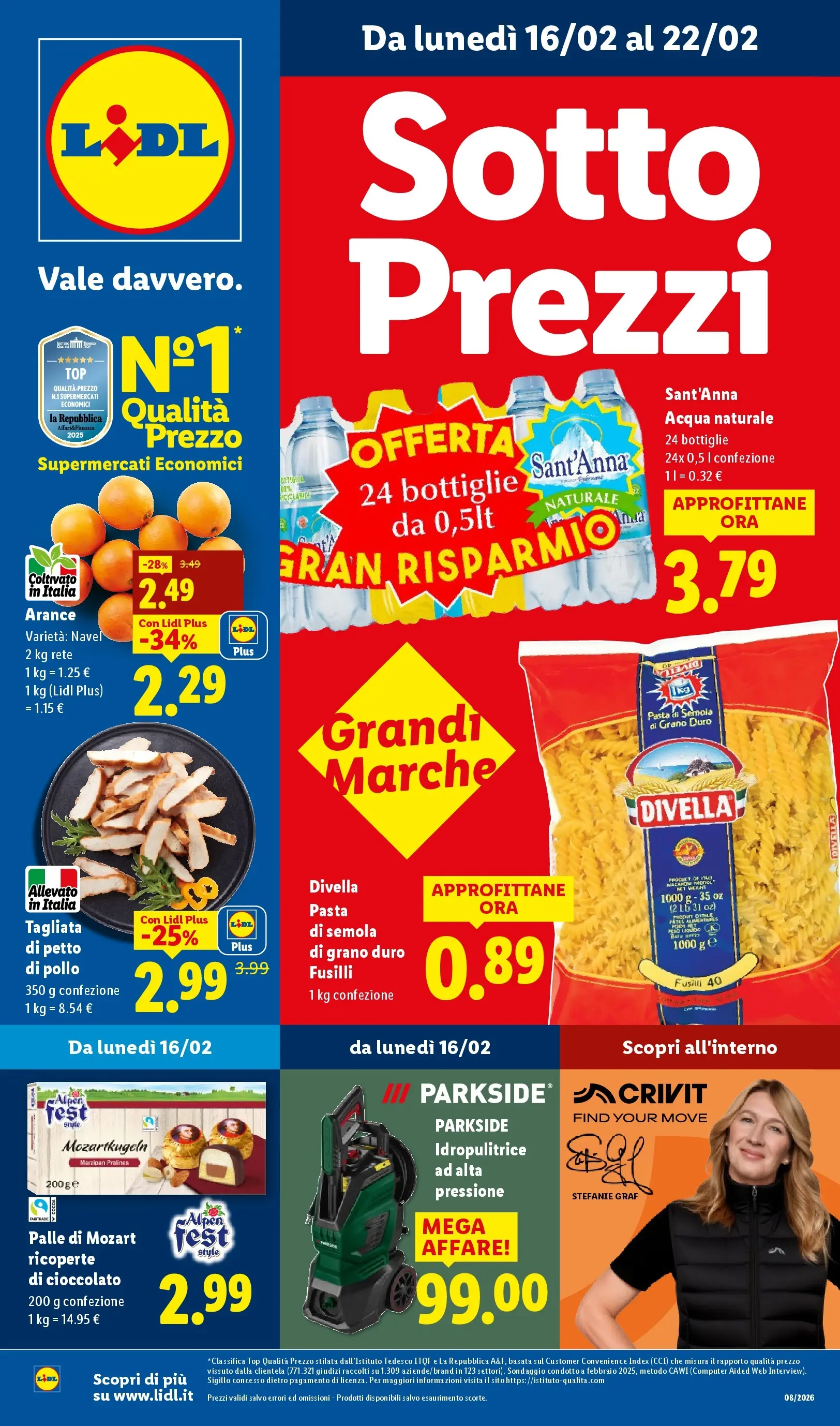 LIDL volantino della prossima settimana dal ﻿12/02/2026﻿ 📣 | Pagina: 1 | Prodotti: Pollo, Pasta, Computer, Fusilli