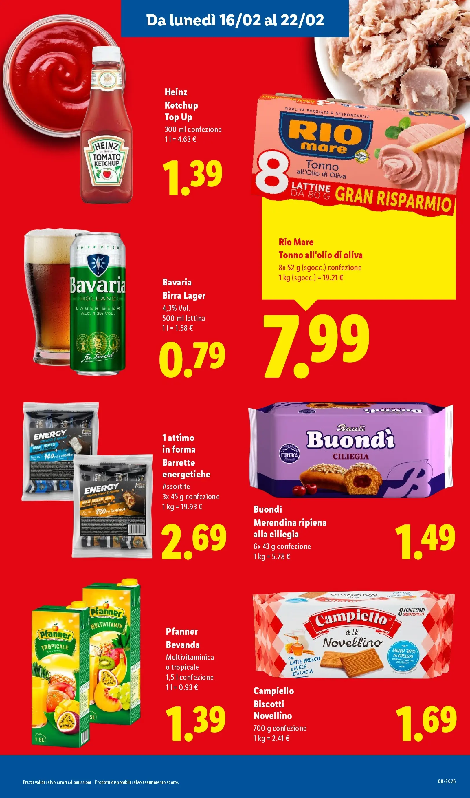 LIDL volantino della prossima settimana dal ﻿12/02/2026﻿ 📣 | Pagina: 7 | Prodotti: Birra, Ketchup, Latte, Top