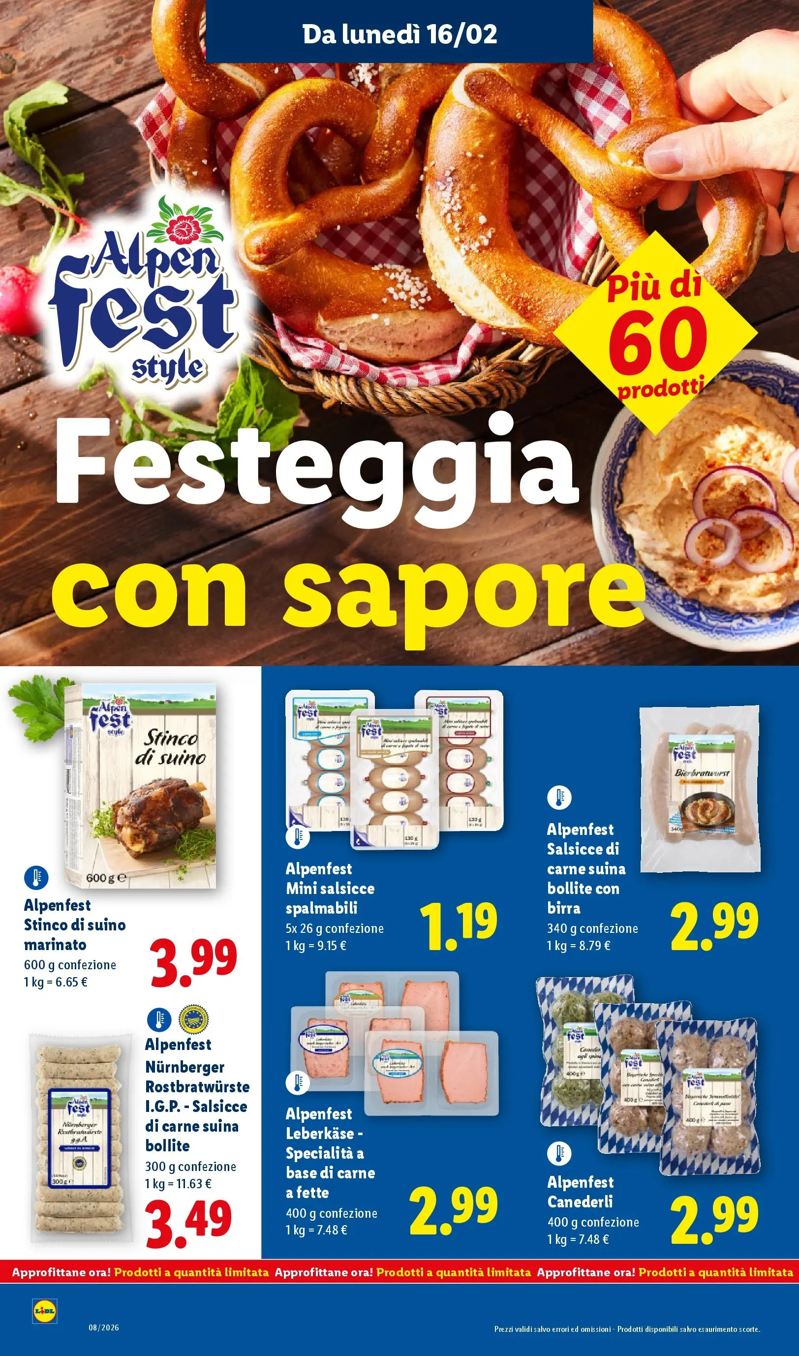 LIDL volantino della prossima settimana dal ﻿12/02/2026﻿ 📣 | Pagina: 20 | Prodotti: Birra, Suino