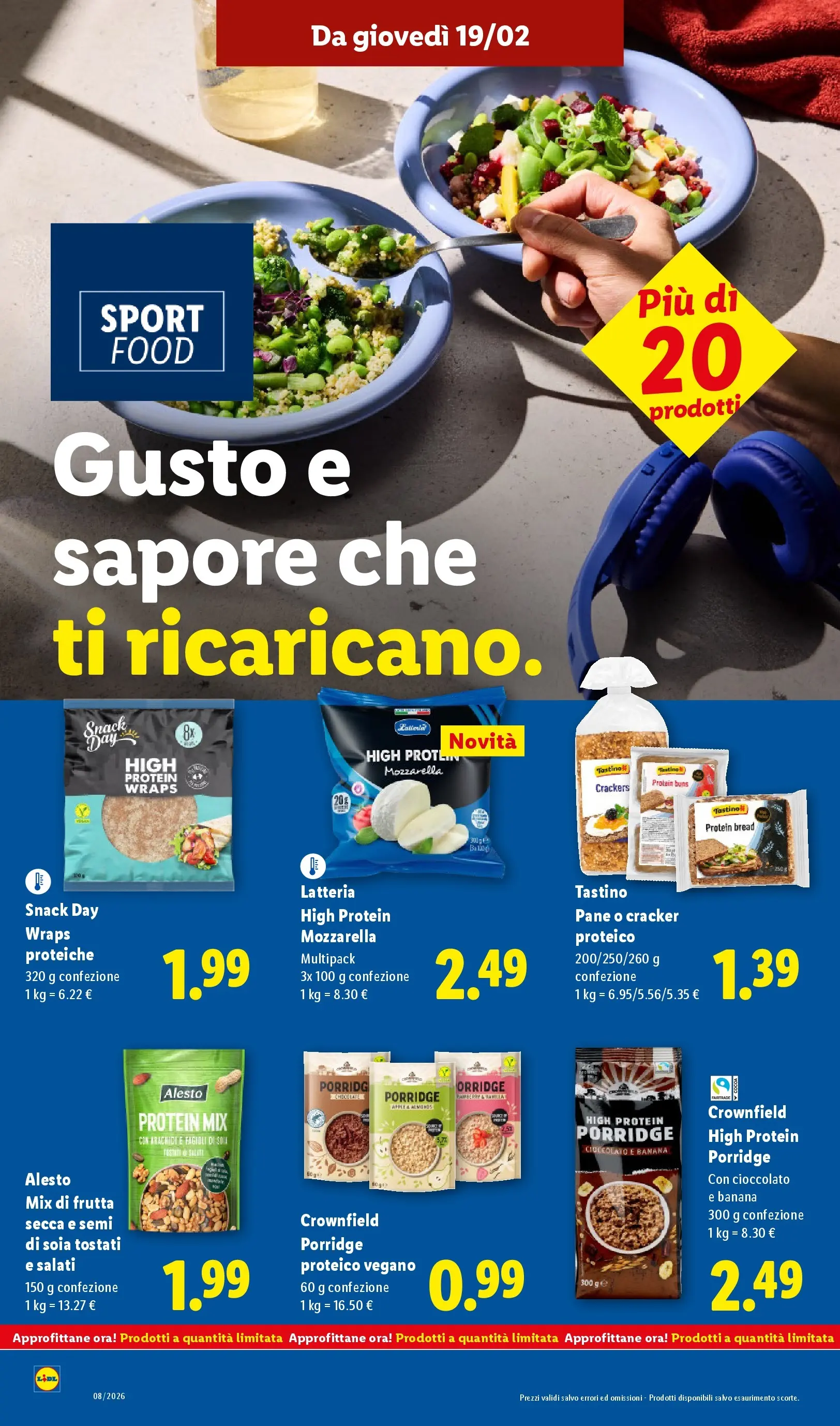 LIDL volantino della prossima settimana dal ﻿12/02/2026﻿ 📣 | Pagina: 26 | Prodotti: Pane, Fagioli, Frutta, Mozzarella