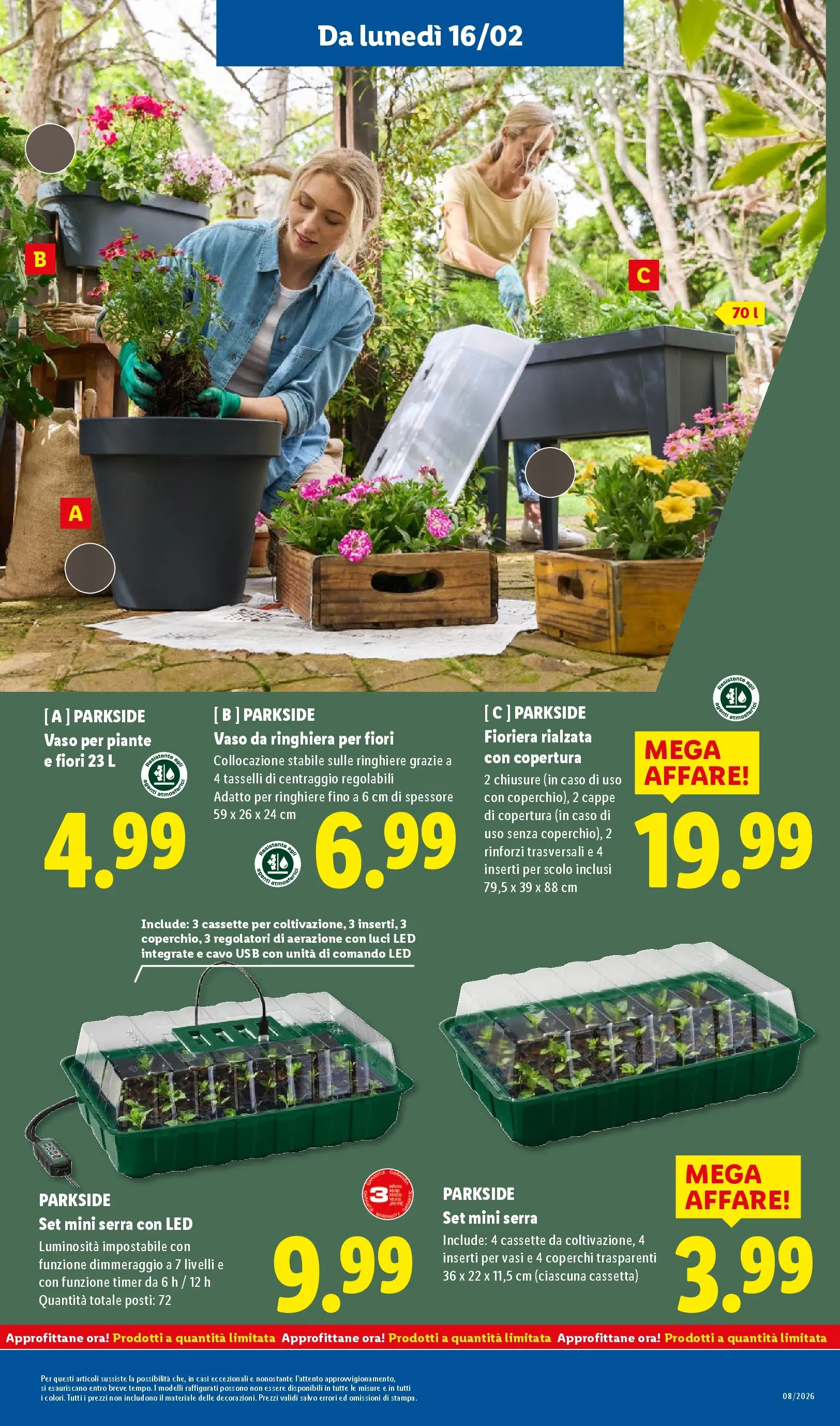 LIDL volantino della prossima settimana dal ﻿12/02/2026﻿ 📣 | Pagina: 31 | Prodotti: Fioriera, Cavo, USB, Vaso