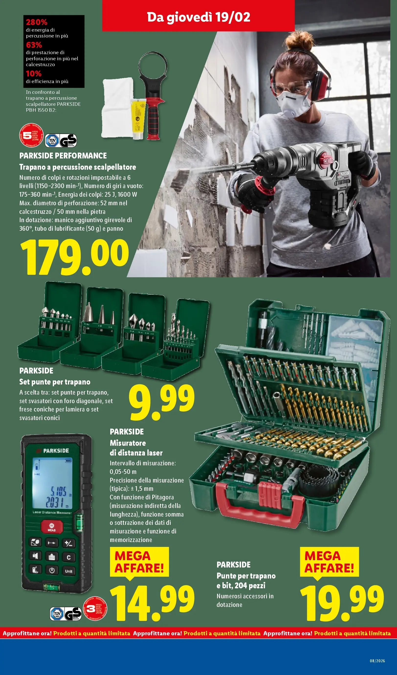 LIDL volantino della prossima settimana dal ﻿12/02/2026﻿ 📣 | Pagina: 43 | Prodotti: Lubrificante, Tubo, Trapano