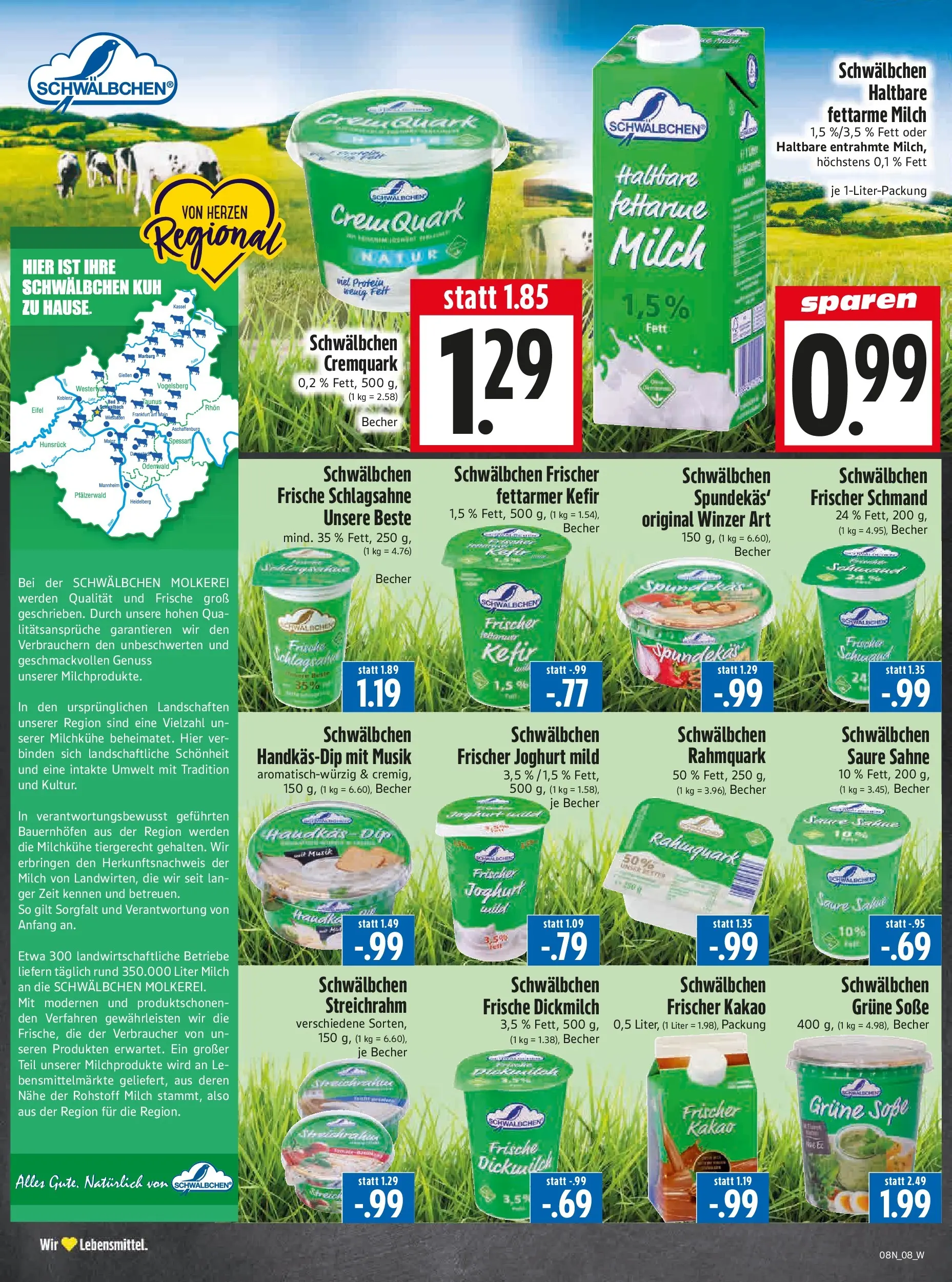 Angebote - Edeka Hahner: Wochenangebote (ab 15.02.2026) zum Blättern | Seite: 10 | Produkte: Kefir, Quark, Schlagsahne, Milch