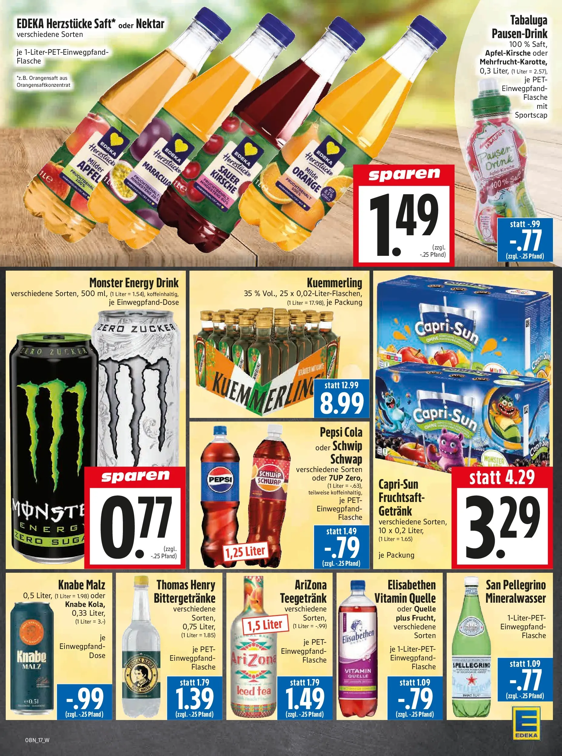 Angebote - Edeka Hahner: Wochenangebote (ab 15.02.2026) zum Blättern | Seite: 19 | Produkte: Box, Orangensaft, Mineralwasser, Zucker