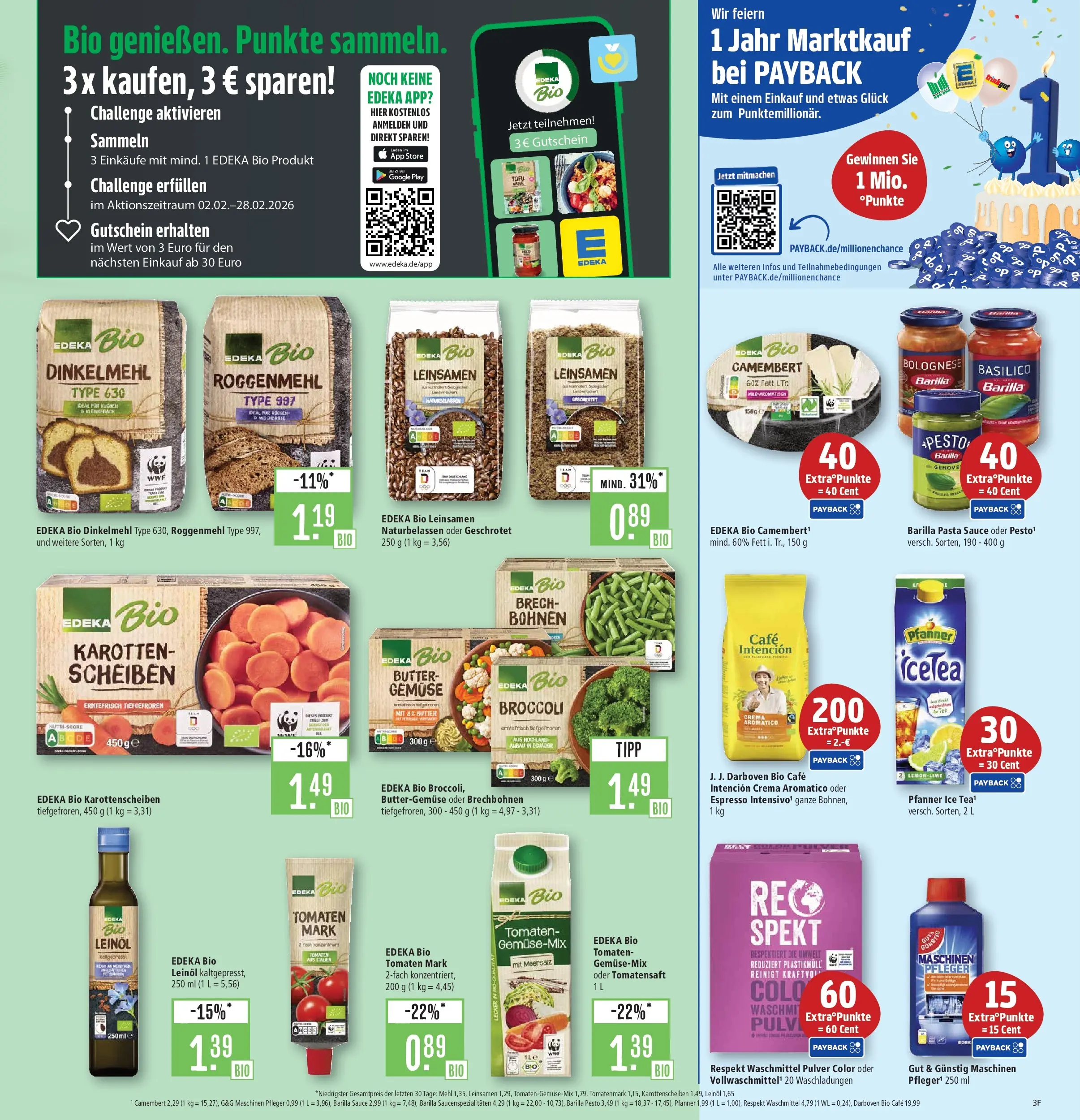 Marktkauf - Marktkauf: Wochenangebote (ab 16.02.2026) » Angebote online | Seite: 3 | Produkte: Barilla, Tomaten, Gemüse, Pasta