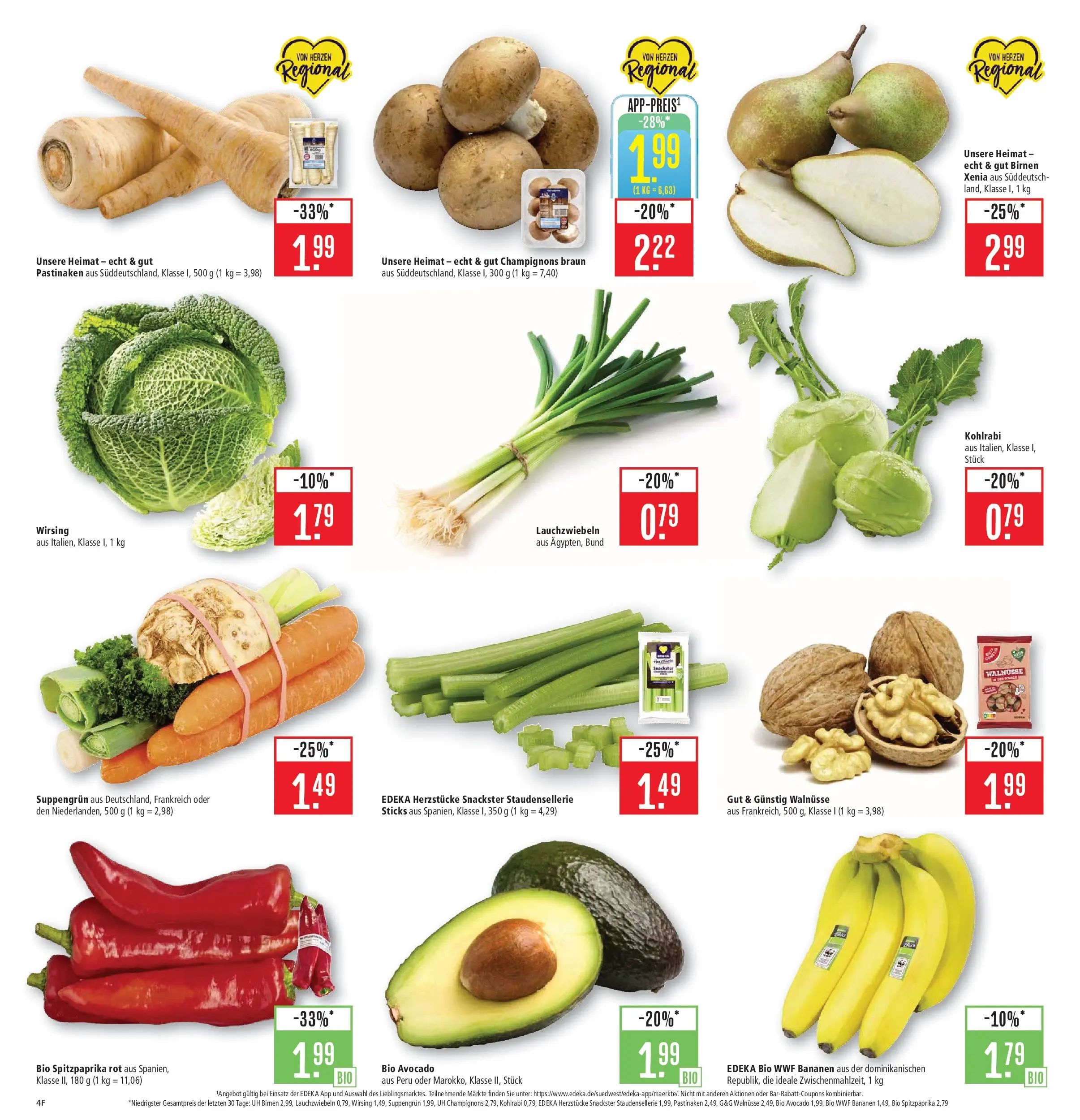 Marktkauf - Marktkauf: Wochenangebote (ab 16.02.2026) » Angebote online | Seite: 6 | Produkte: Kohlrabi, Bananen, Avocado, Champignons