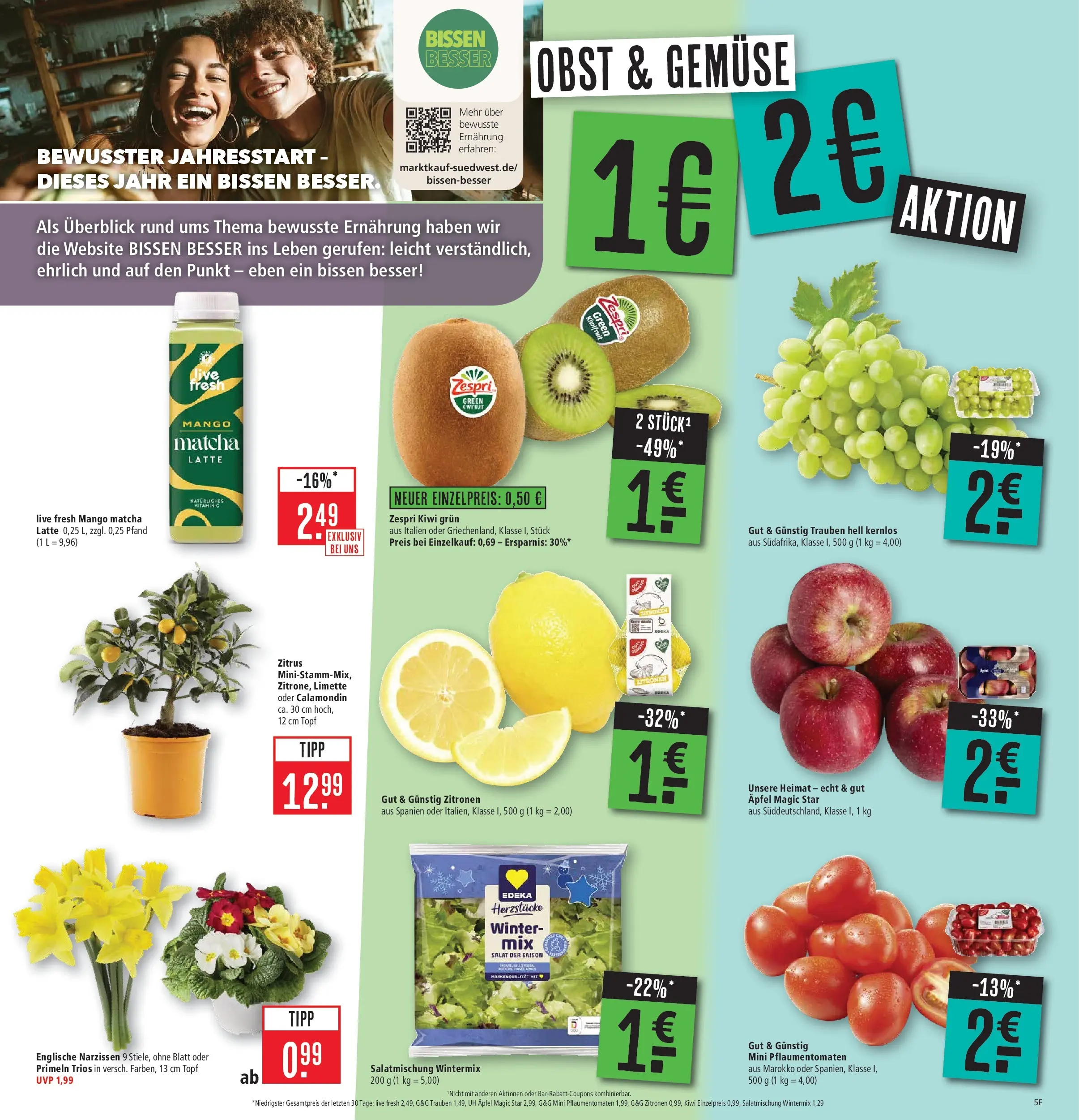 Marktkauf - Marktkauf: Wochenangebote (ab 16.02.2026) » Angebote online | Seite: 7 | Produkte: Äpfel, Obst, Salat, Zitronen