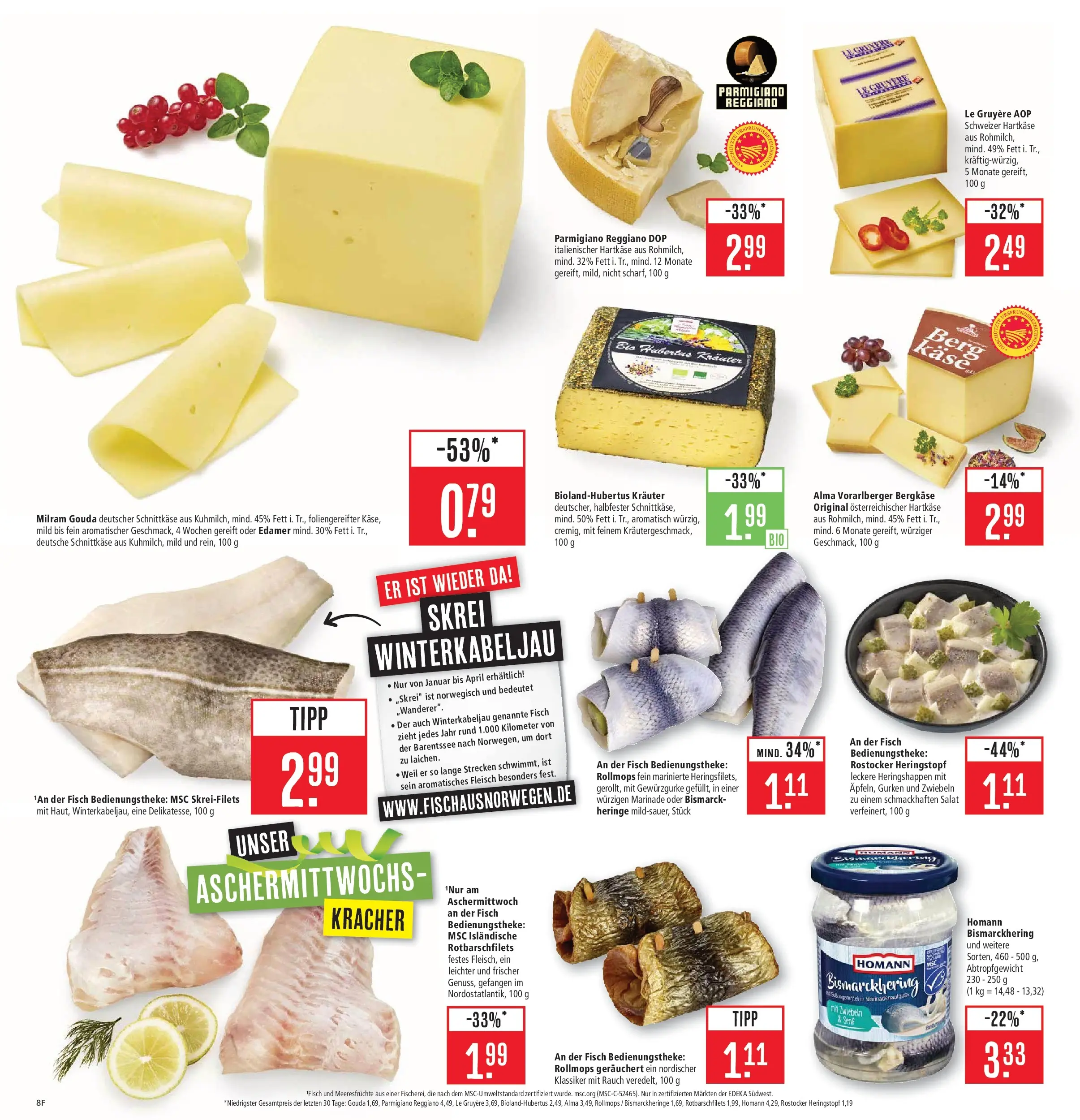 Marktkauf - Marktkauf: Wochenangebote (ab 16.02.2026) » Angebote online | Seite: 10 | Produkte: Käse, Gouda, Fisch, Salat