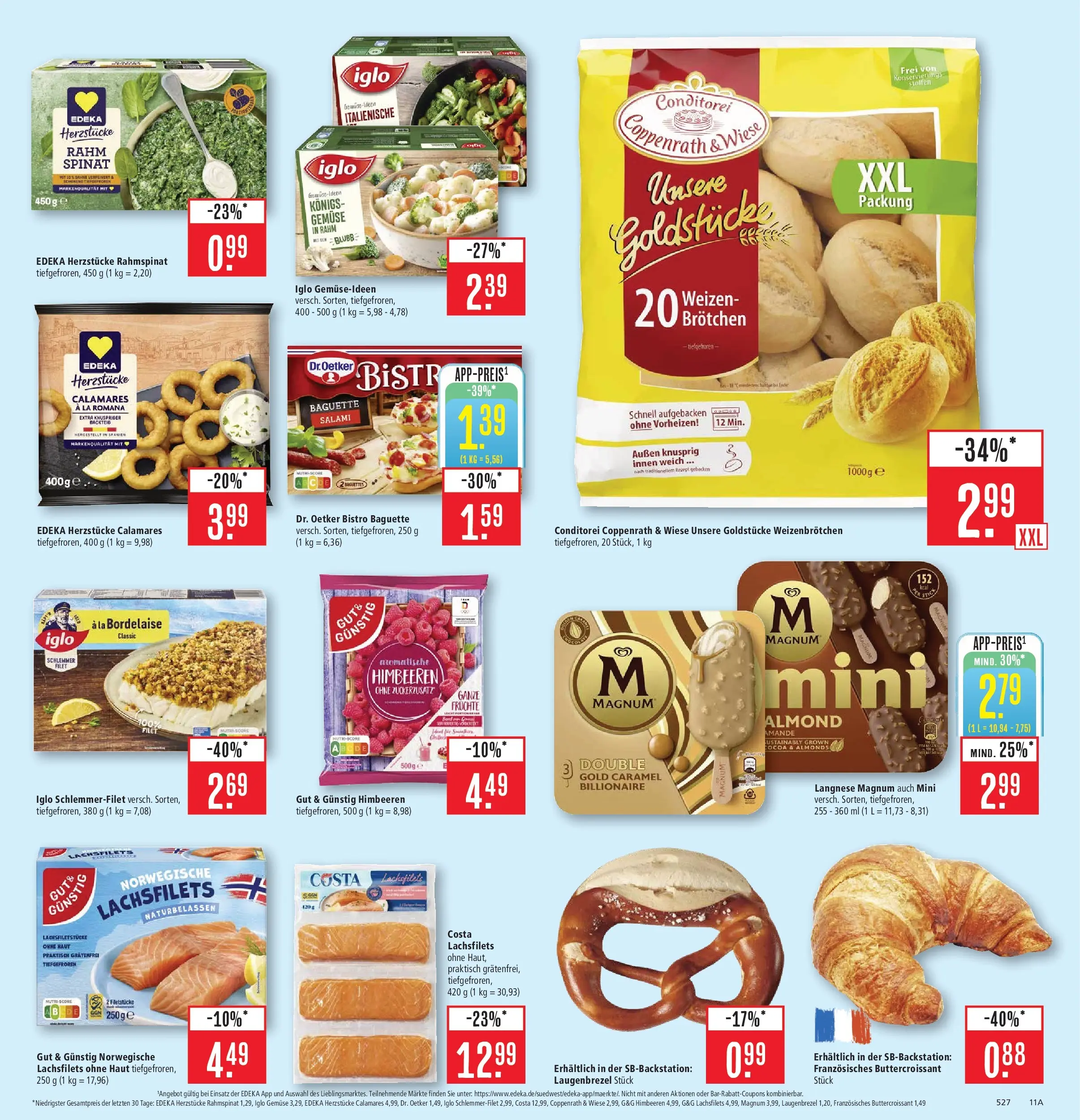 Marktkauf - Marktkauf: Wochenangebote (ab 16.02.2026) » Angebote online | Seite: 13 | Produkte: Himbeeren, Langnese, Baguette, Salami