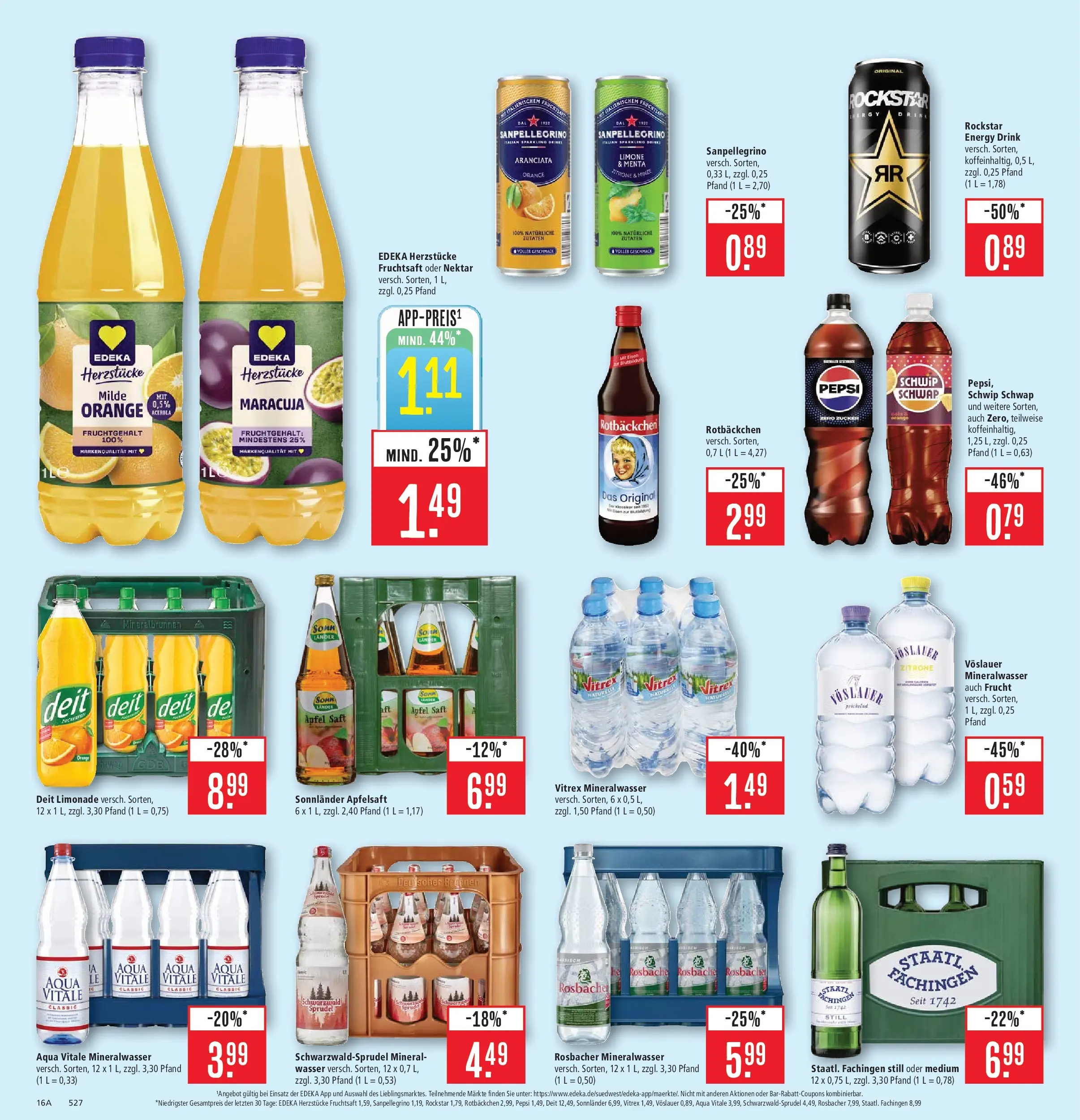 Marktkauf - Marktkauf: Wochenangebote (ab 16.02.2026) » Angebote online | Seite: 20 | Produkte: Apfelsaft, Wasser, Pepsi, Fruchtsaft