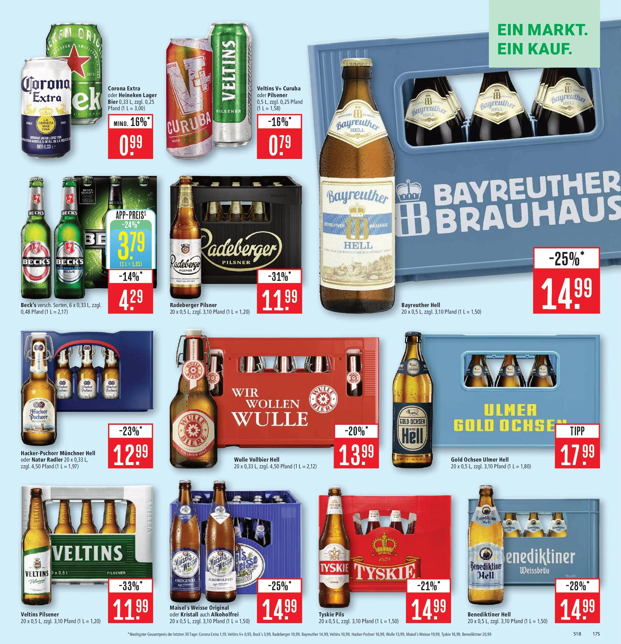 Marktkauf - Marktkauf: Wochenangebote (ab 16.02.2026) » Angebote online | Seite: 21 | Produkte: Tyskie, Pils, Benediktiner hell, Radler