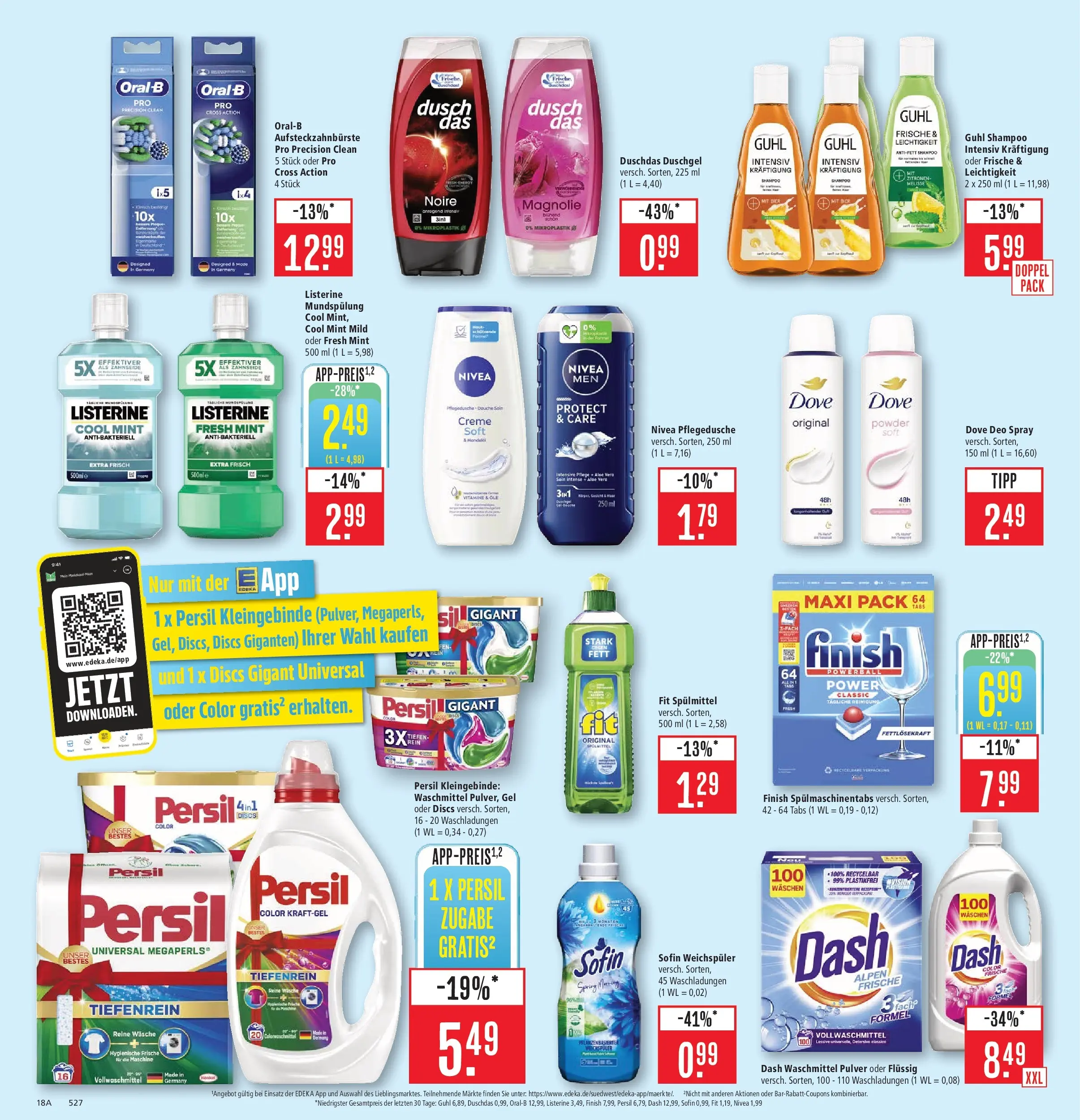 Marktkauf - Marktkauf: Wochenangebote (ab 16.02.2026) » Angebote online | Seite: 22 | Produkte: Finish, Waschmittel, Spülmaschinentabs, Persil