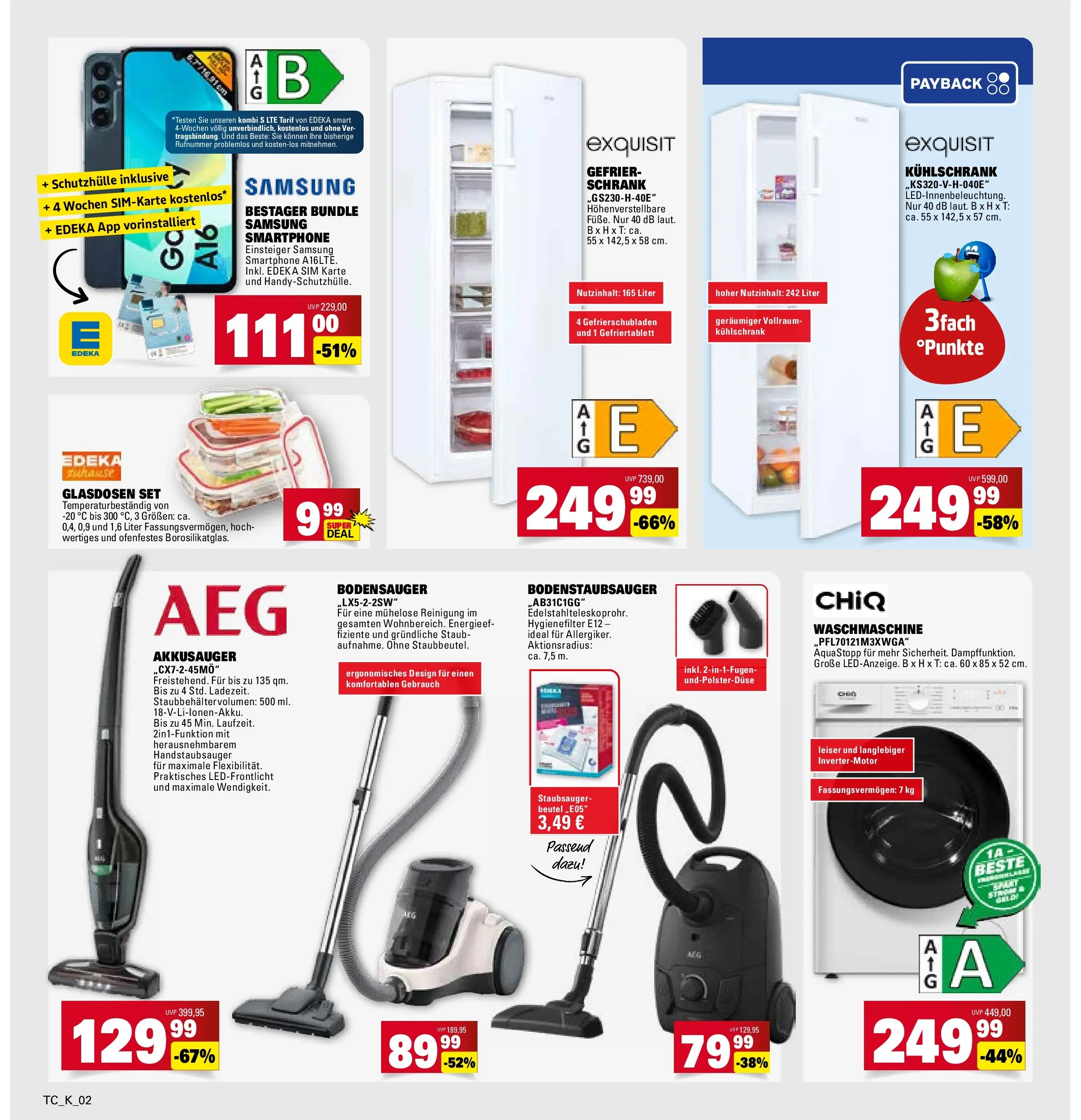 Marktkauf - Marktkauf: Wochenangebote (ab 16.02.2026) » Angebote online | Seite: 26 | Produkte: Staubsauger, Kühlschrank, Waschmaschine, Smartphone