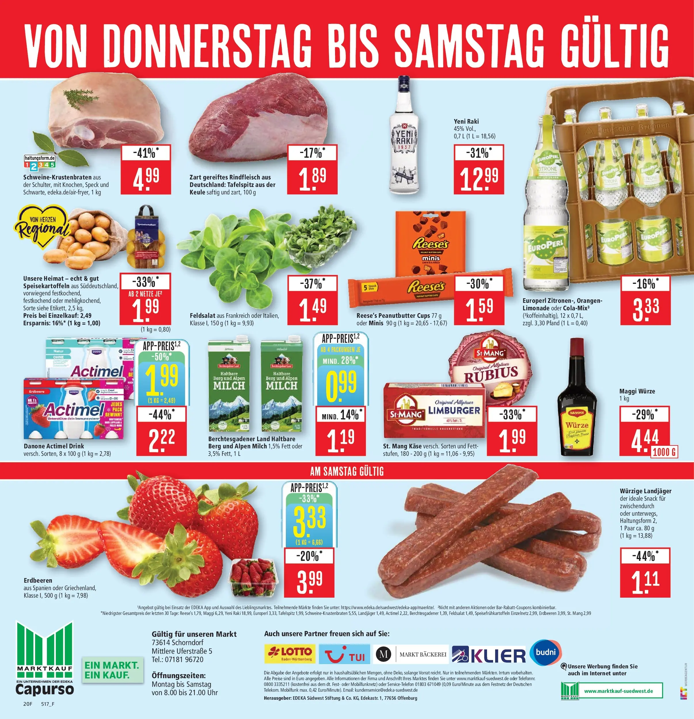 Marktkauf - Marktkauf: Wochenangebote (ab 16.02.2026) » Angebote online | Seite: 24 | Produkte: Bäckerei, Milch, Käse, Limonade
