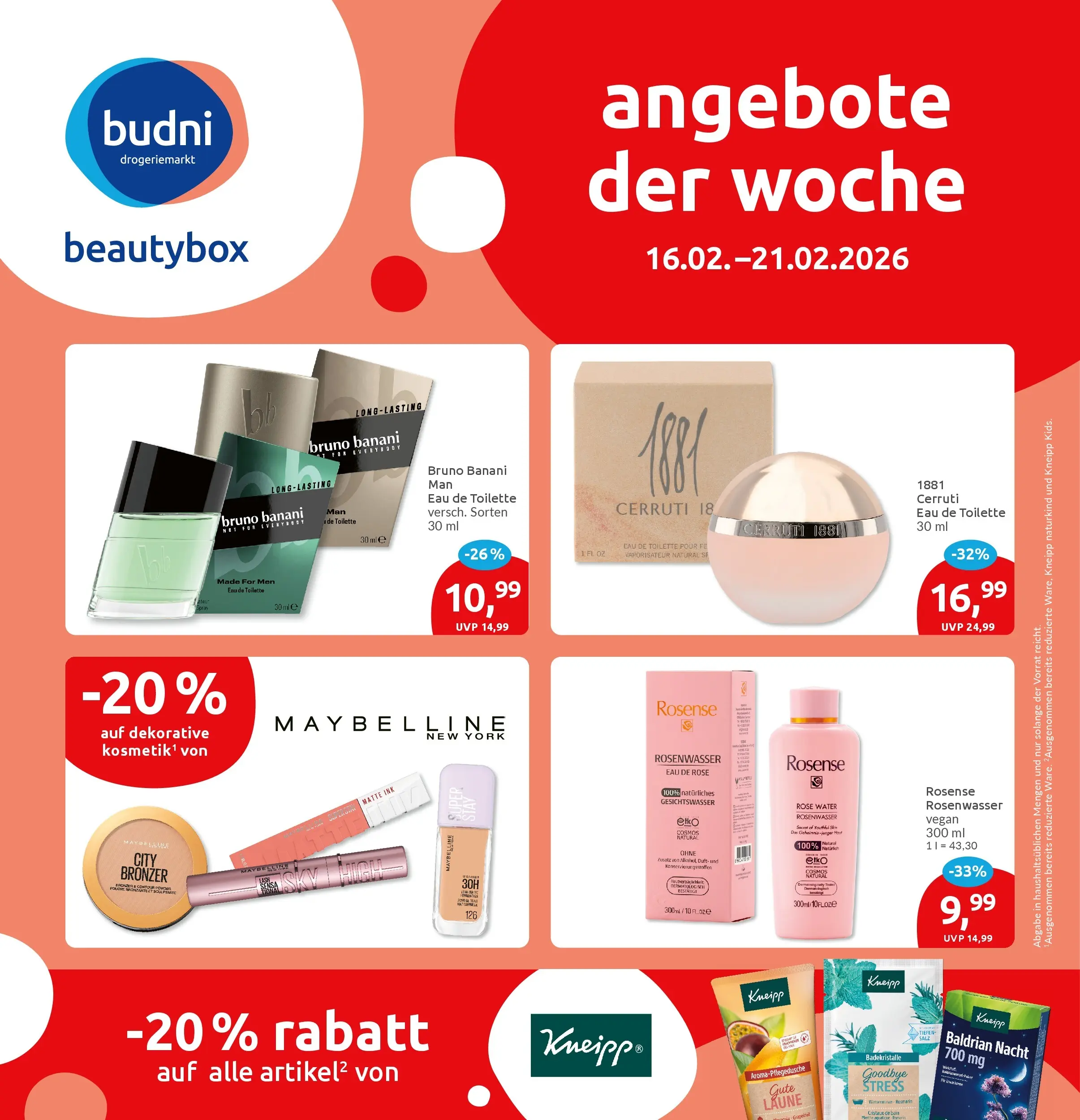 Marktkauf - Marktkauf: Wochenangebote (ab 16.02.2026) » Angebote online | Seite: 34 | Produkte: Toilette, Eau de Toilette, Bronzer, Salz