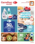 Carrefour Market LES PRODUITS LAITIERS V&Eacute;G&Eacute;TAUX - au 15.02.2026