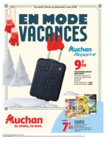 Auchan Hypermarch&eacute; Valises et vacances - au 01.03.2026