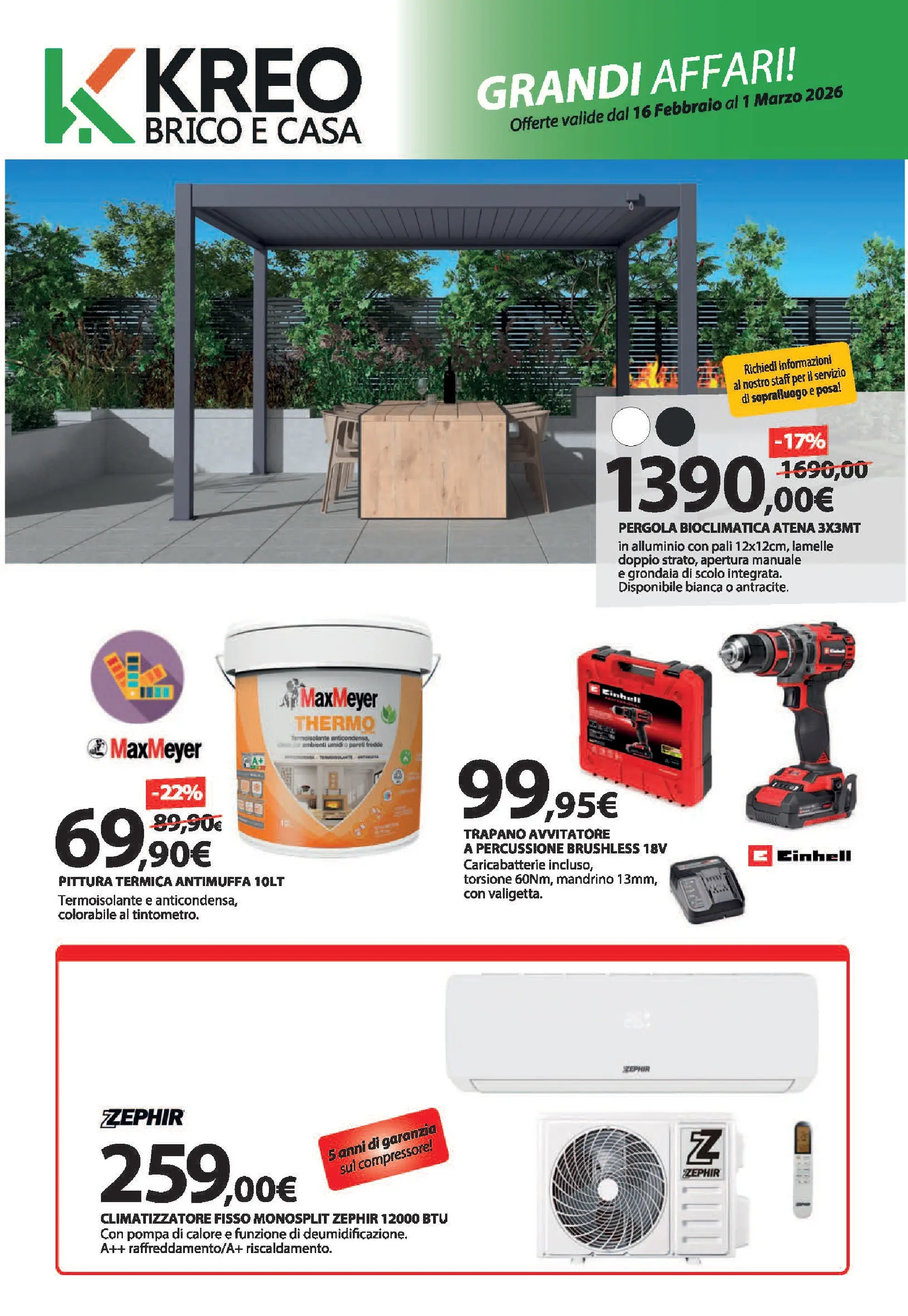 Nuovo Offerte - Grandi affari dal 15/02/2026 > offerte anteprima 🛍️ | Pagina: 1 | Prodotti: Avvitatore, Compressore, Pittura, Caricabatterie