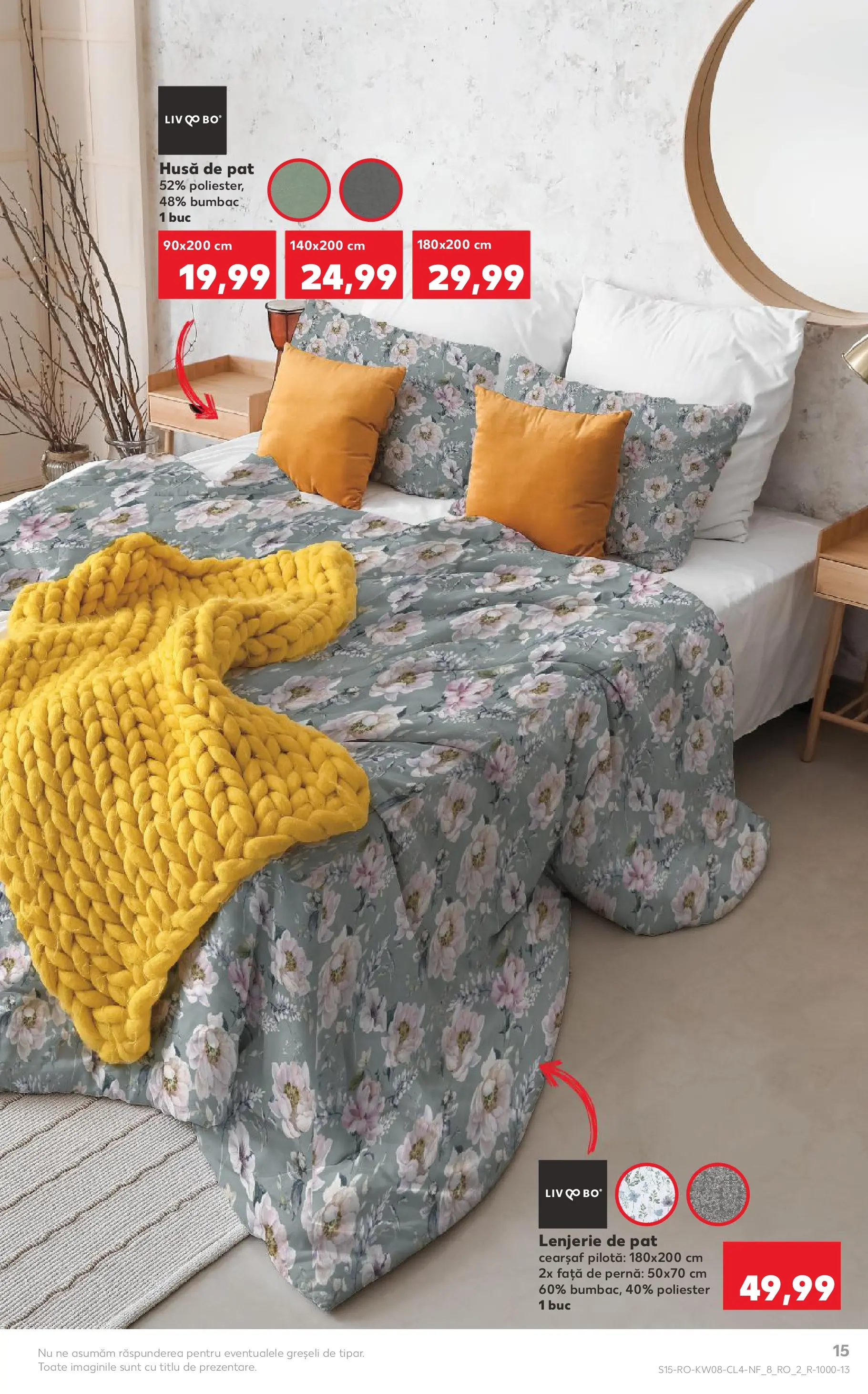 Catalog Kaufland - Domnesti 17.02.2026 - Revista si Oferta | Pagină: 15 | Produse: Pat, Lenjerie de pat, Pilotă, Față de pernă