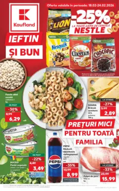 Ofertele Kaufland valabile de la 18.02.2026 Ofertele Kaufland valabile de la 18.02.2026