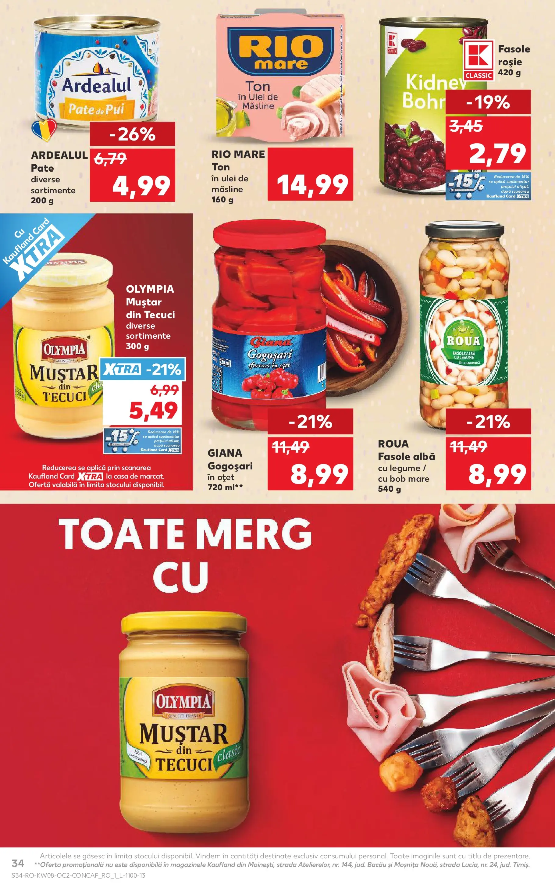 Catalog Kaufland - Ploiești 18.02.2026 - Revista si Oferta | Pagină: 34 | Produse: Hacıyatmaz Kedi Oyuncağı, Pate, Măsline, Oțet
