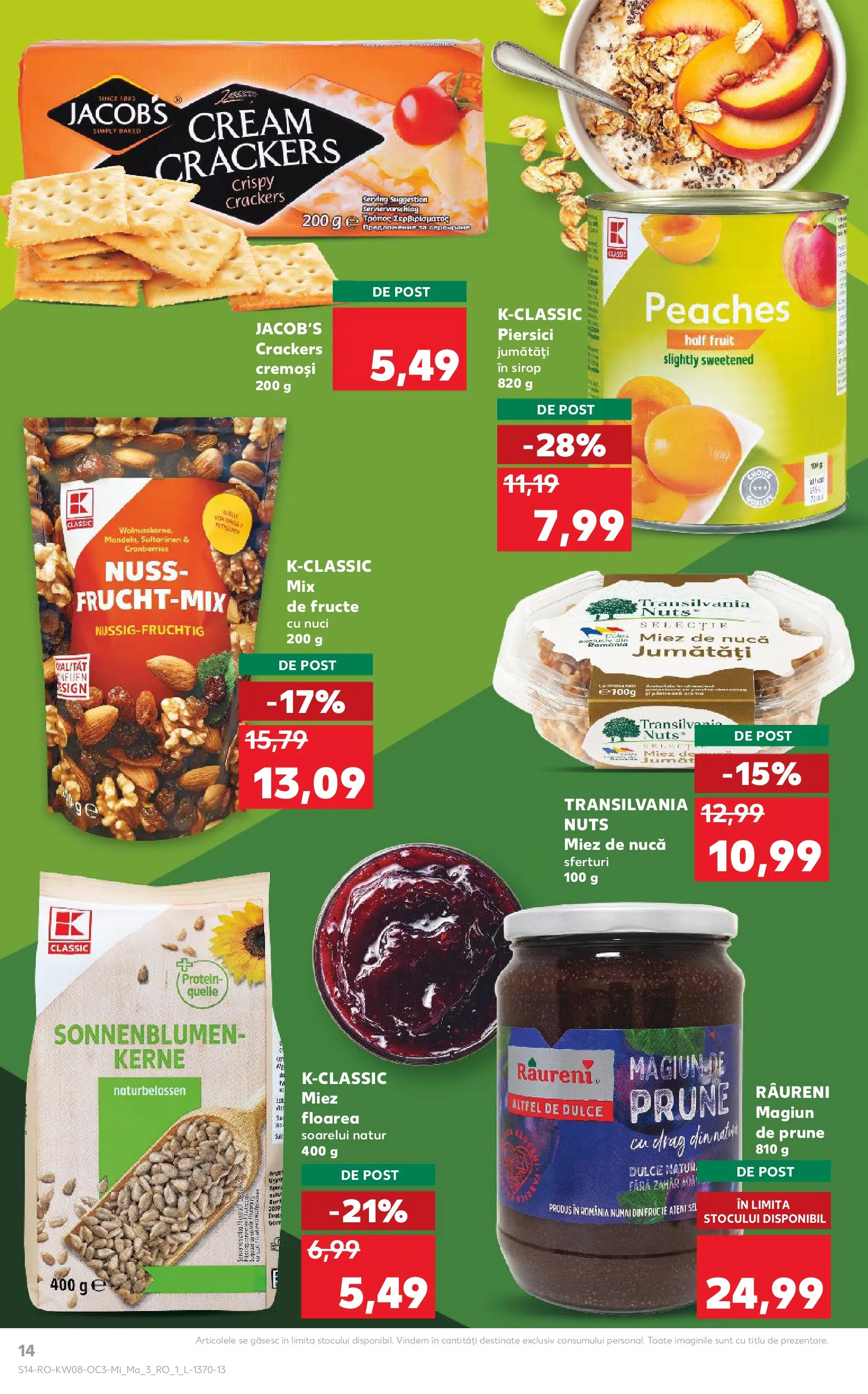 Catalog Kaufland - Slatina 18.02.2026 - Revista si Oferta | Pagină: 14 | Produse: Sirop, Fructe, Bant, Zahăr