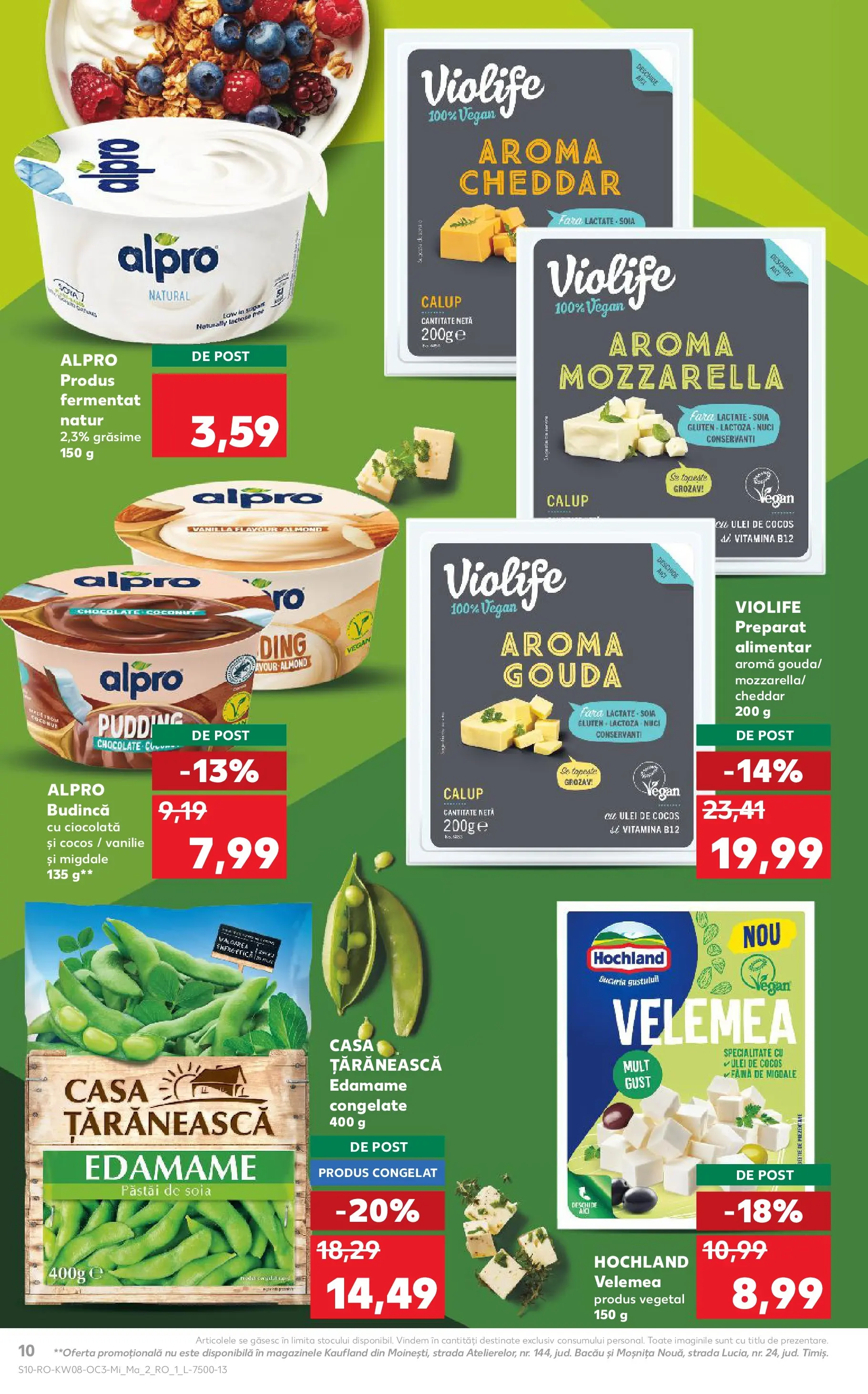 Catalog Kaufland - Viseu de Sus 18.02.2026 - Revista si Oferta | Pagină: 10 | Produse: Migdale, Mozzarella, Nuci, Gouda