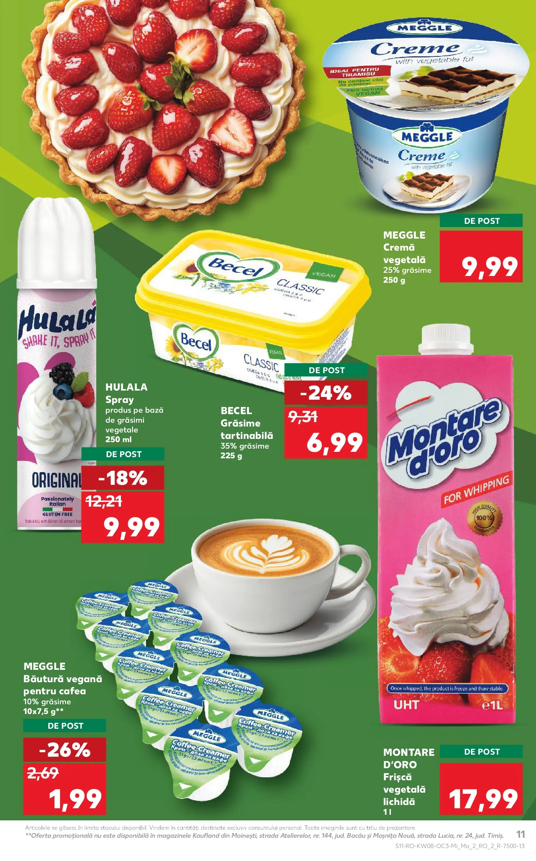 Catalog Kaufland - Viseu de Sus 18.02.2026 - Revista si Oferta | Pagină: 11 | Produse: Cremă, Tiramisu, Cafea, Frișcă