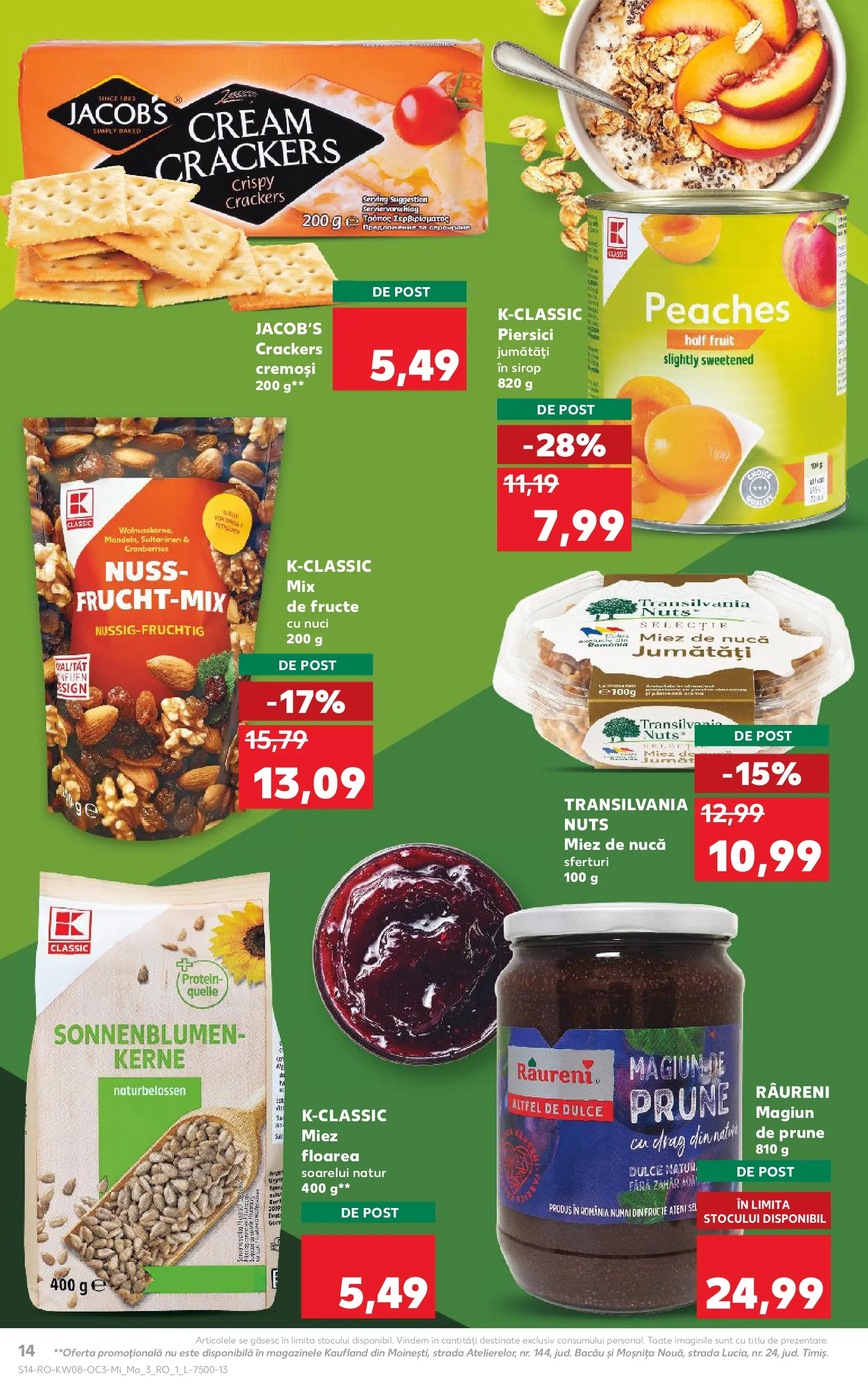 Catalog Kaufland - Viseu de Sus 18.02.2026 - Revista si Oferta | Pagină: 14 | Produse: Prune, Nuci, Fructe, Bant