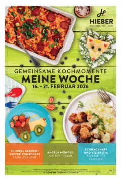 Angebote - Hieber's Frischecenter: Meine Woche ab 15.02.2026 gültig Angebote - Hieber's Frischecenter: Meine Woche ab 15.02.2026 gültig