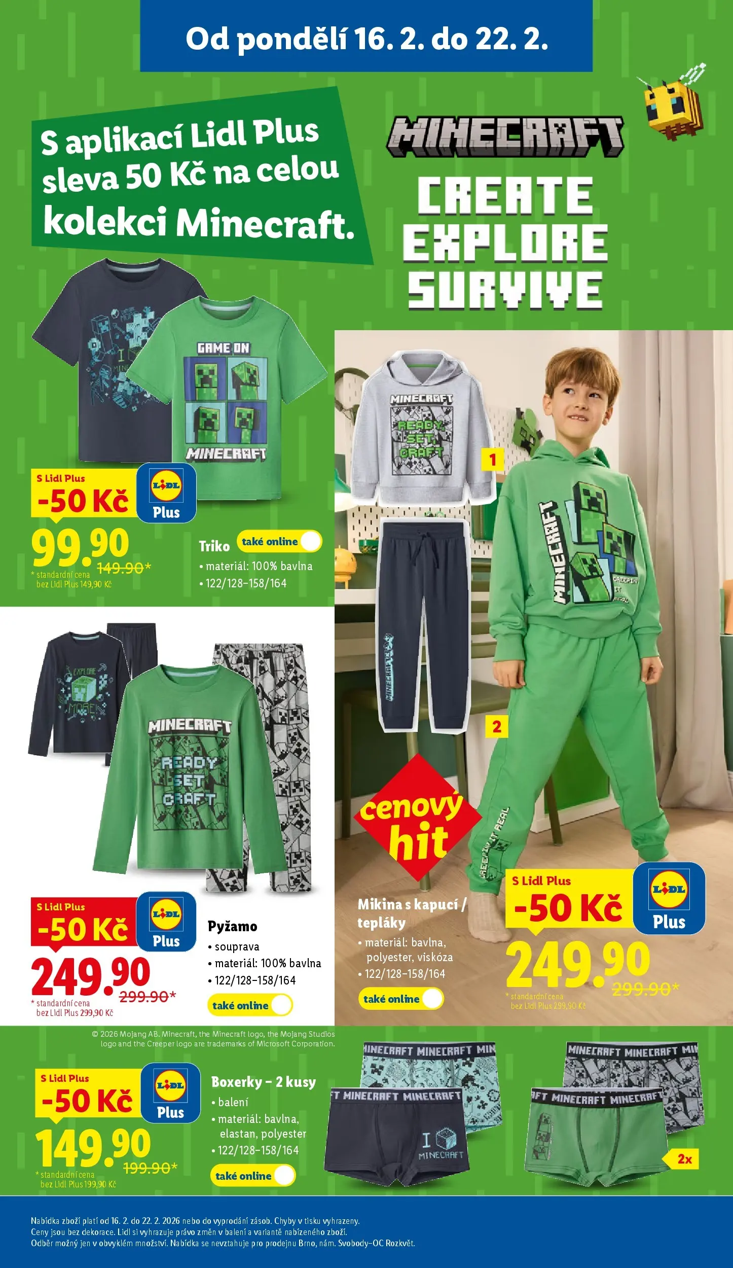 Lidl leták od 15.02.2026 - Nový akční leták | Strana: 37 | Produkty: Mikina, Pyžamo, Boxerky, Raft
