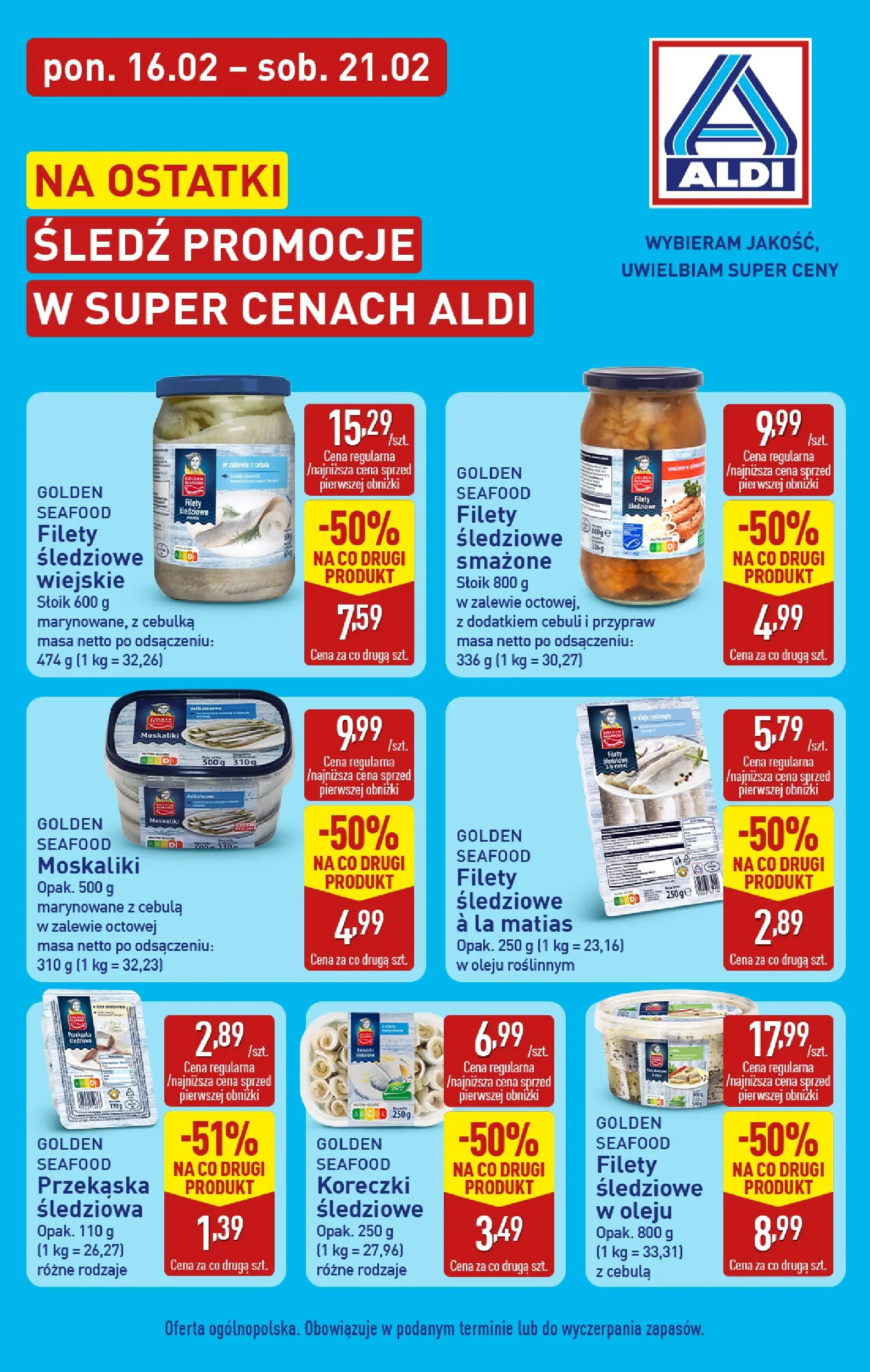 Aldi Gazetka - Na ostatki śledzie od 16.02.2026 - Ulotka PDF, promocje | Strona: 2
