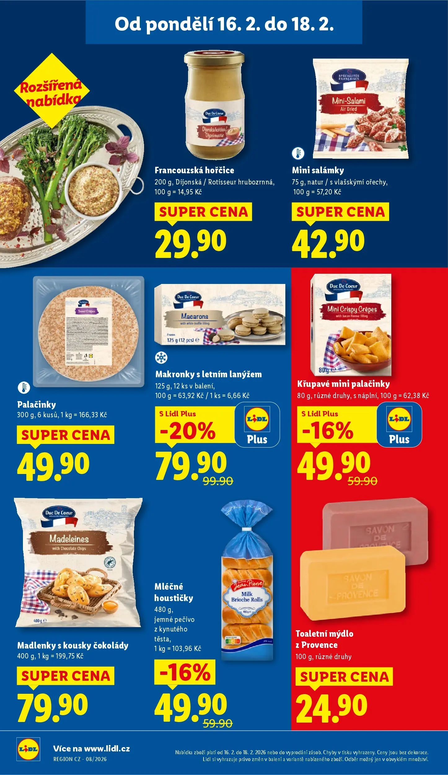 Lidl leták od 15.02.2026 - Nový akční leták | Strana: 18 | Produkty: Mýdlo, Ořechy, Hořčice, Pečivo