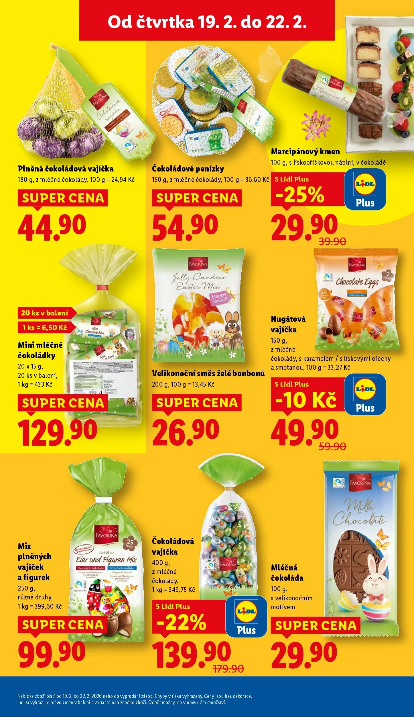 Lidl leták od 18.02.2026 - Nový akční leták | Strana: 25 | Produkty: Vajíčka, Čokoláda, Ořechy, Milk chocolate