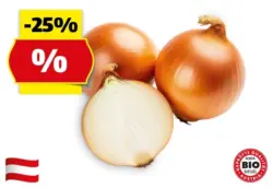 HOFER MARKTPLATZ Bio-Zwiebeln Gelb aus &Ouml;sterreich, 1 kg