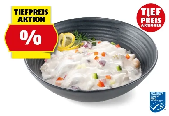 GOLDEN SEAFOOD Heringssalat, 1 kg