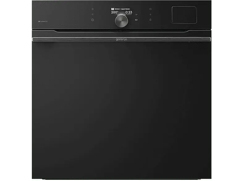 Gorenje BFS6148B Dampfbackofen (77 l, Schwarz, 595 mm breit, A+, mit Dampfgarfunktion)