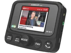 Albrecht DR 56 C DAB+ Autoradio Adapter mit Farbdisplay