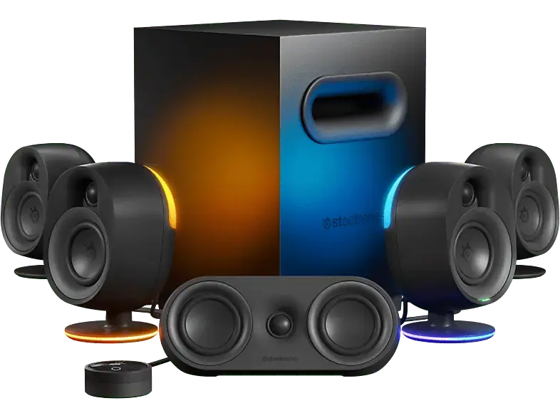 STEEL SERIES Arena 9 PC Lautsprechersystem f&uuml;r Gaming, schwarz; Gaming Lautsprecher